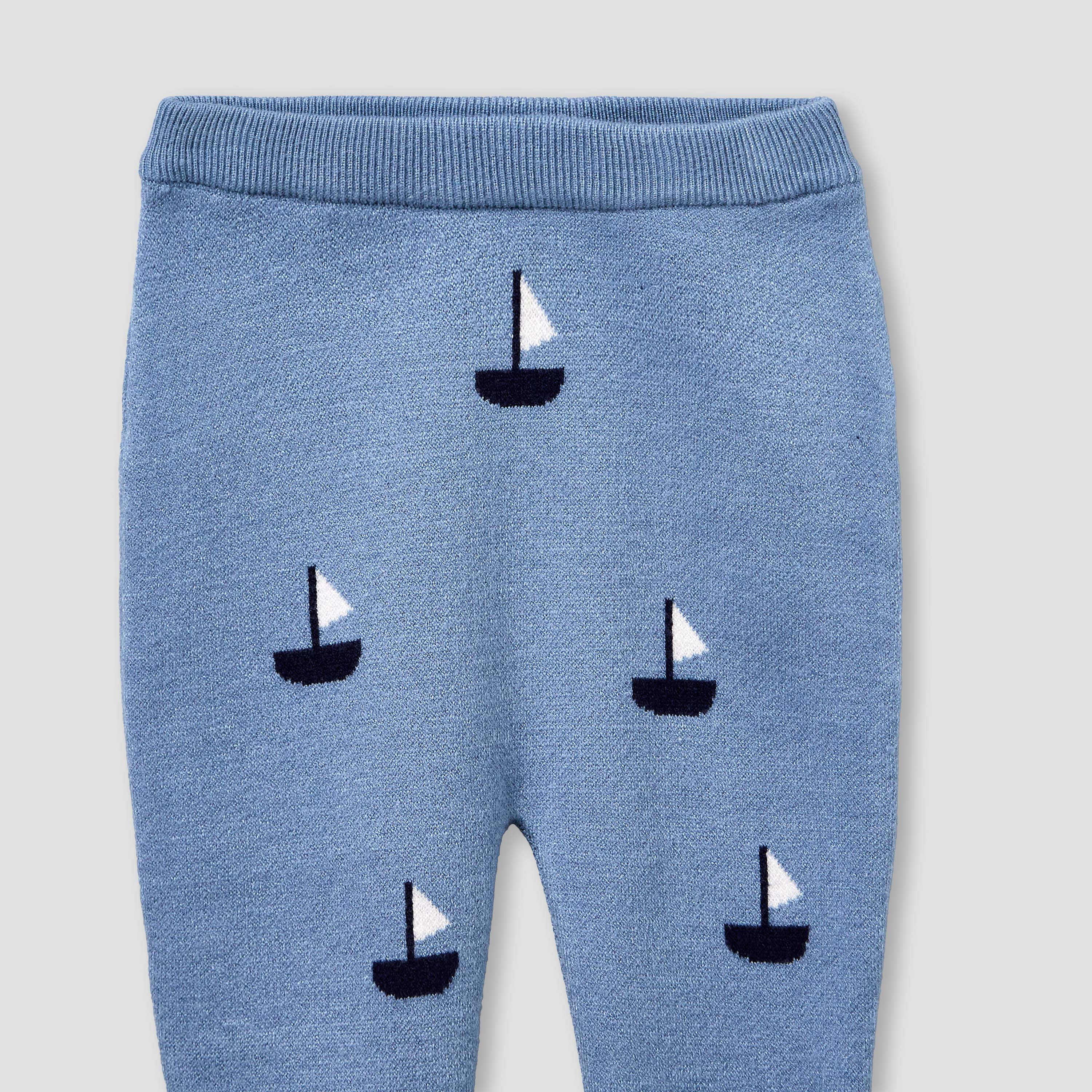 طقم بيجاما بياقة مستديرة وأكمام طويلة وطبعات من جونيورز-baby-boys-clothing-winterwear-setsandcoords-image-1