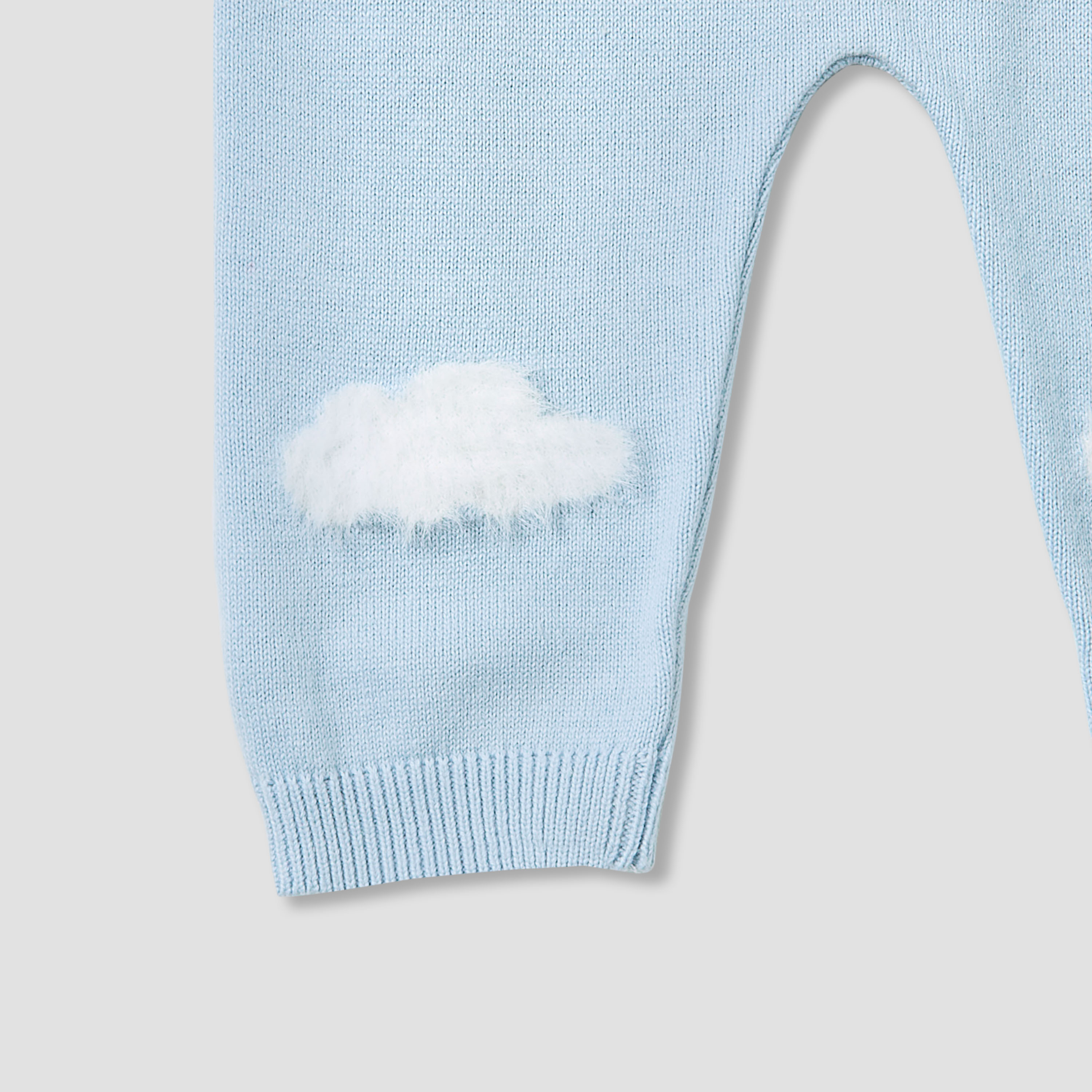 طقم بيجاما قطن محبوك بارز الملمس بأكمام طويلة من جونيورز-baby-boys-clothing-winterwear-setsandcoords-image-1