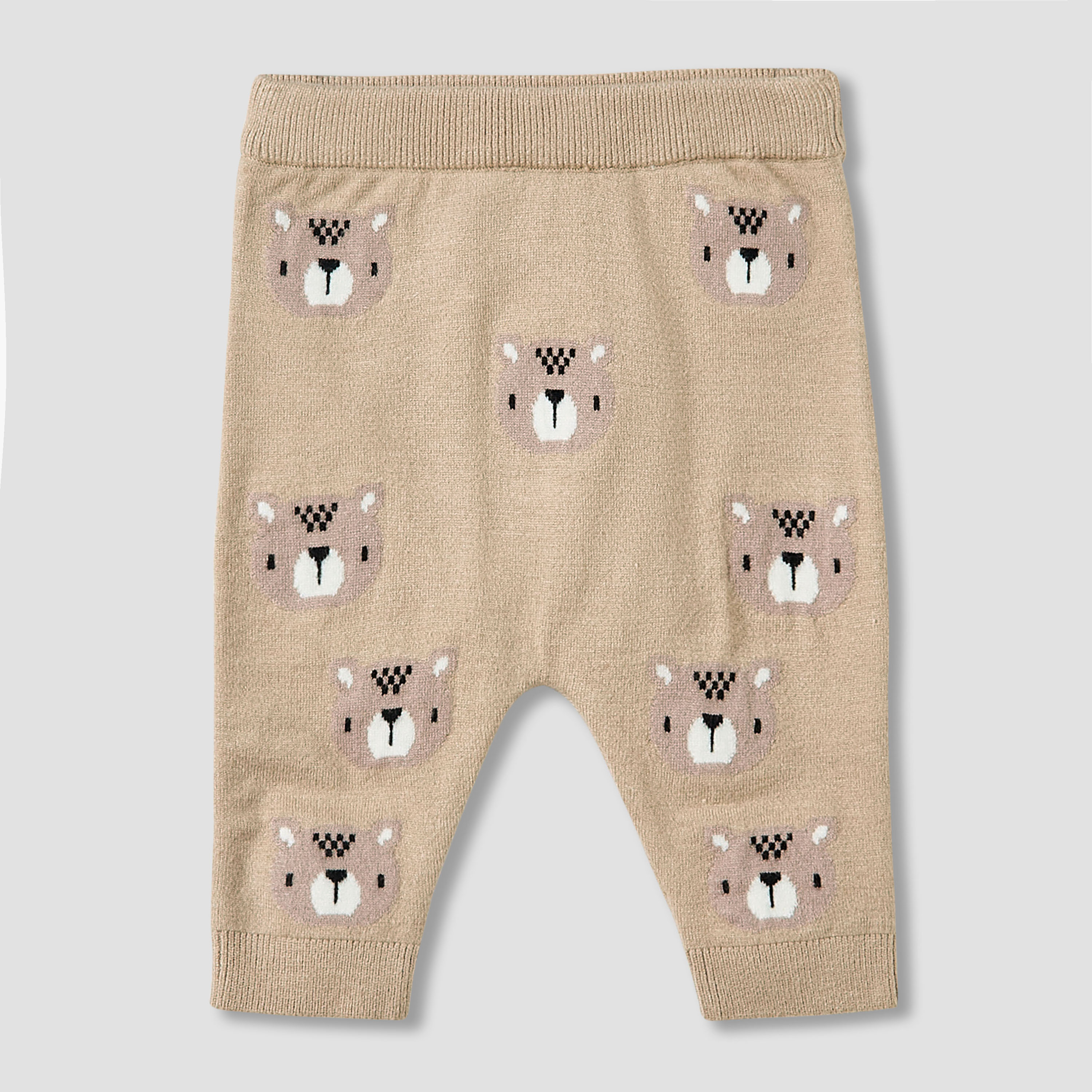 Juniors Pyjama Set with Bear Print - Long Sleeves - Round Neck-baby-boys-clothing-winterwear-setsandcoords-image-3