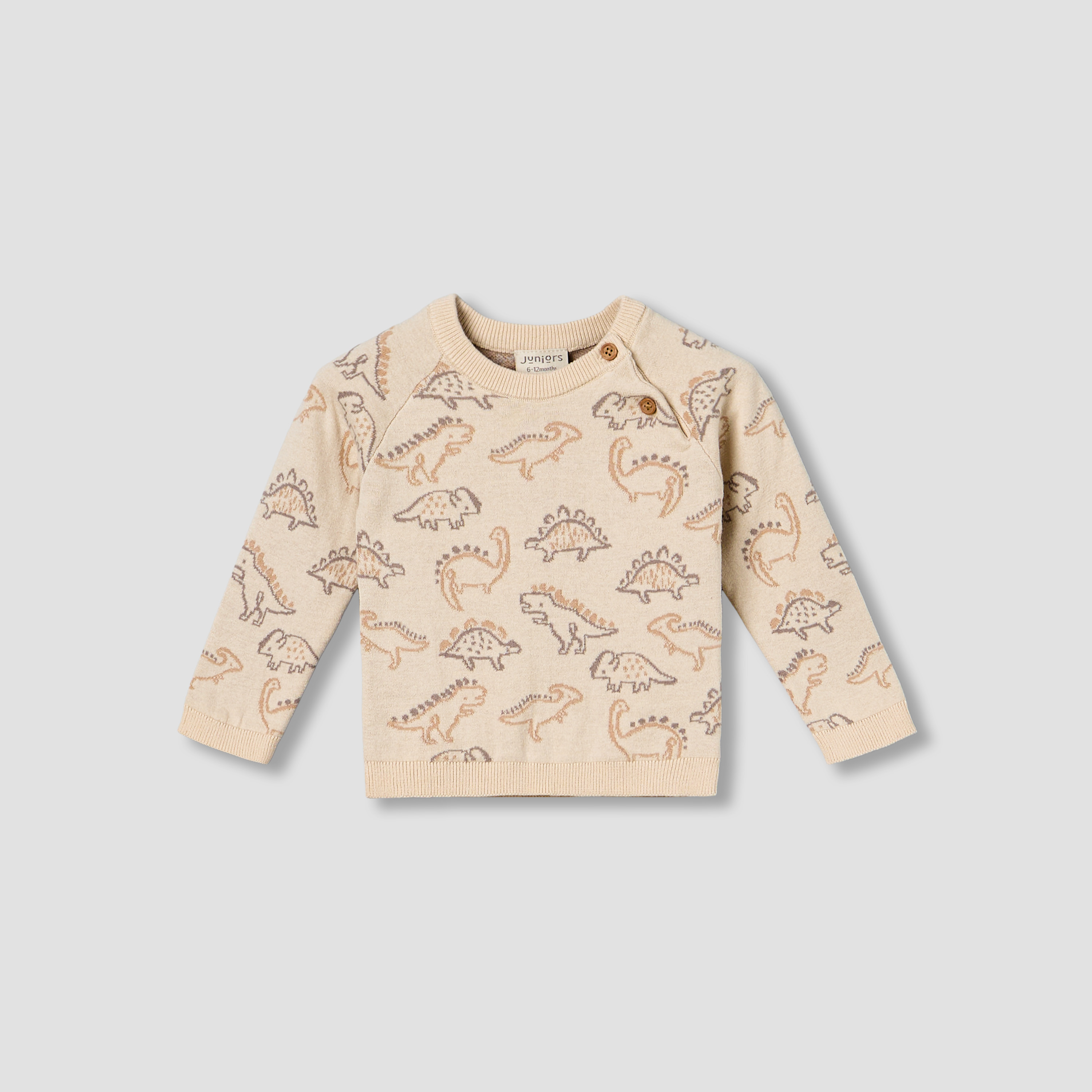 Juniors Cotton Long Sleeves Pyjama Set with Dinosaur Print-baby-boys-clothing-winterwear-setsandcoords-image-3