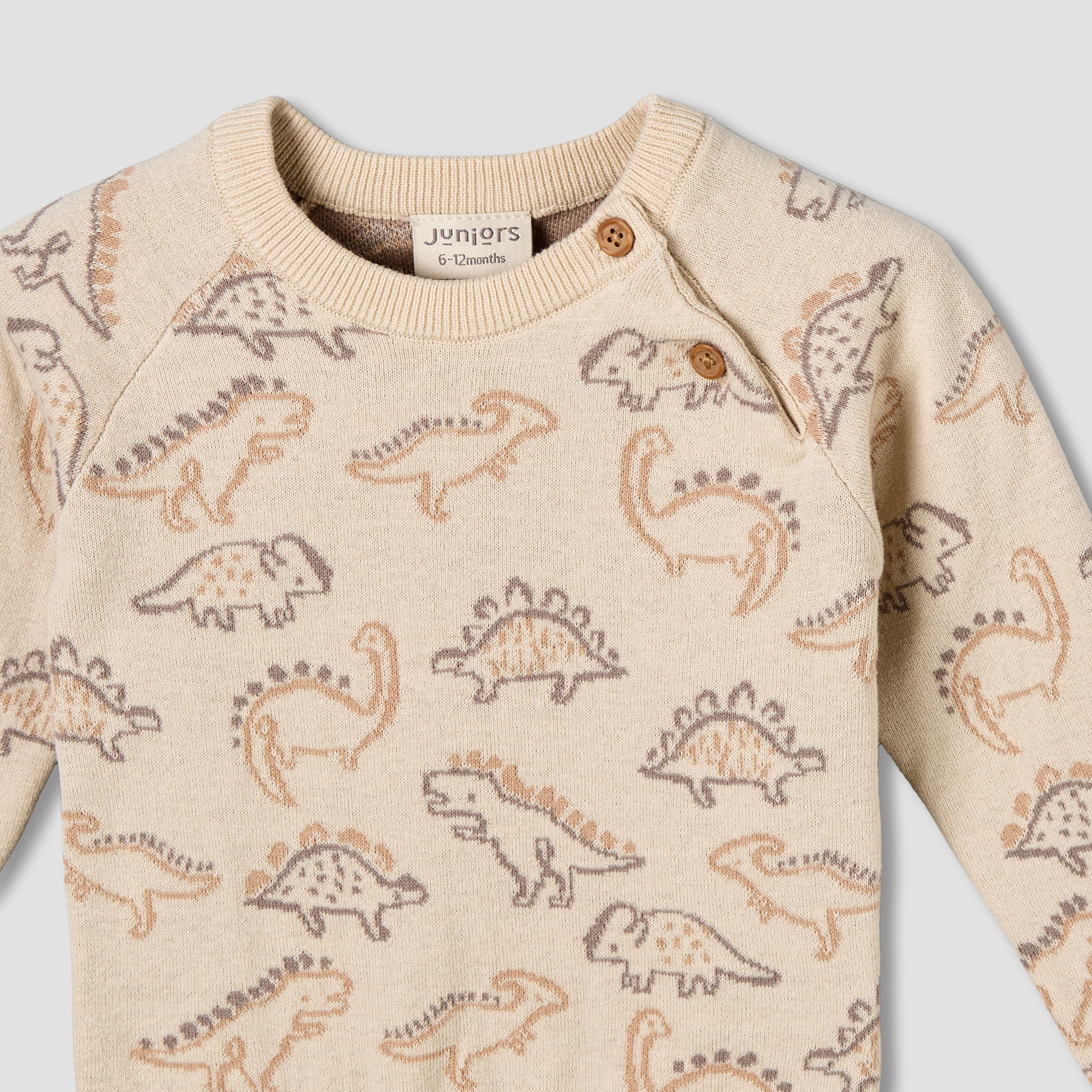 Juniors Cotton Long Sleeves Pyjama Set with Dinosaur Print-baby-boys-clothing-winterwear-setsandcoords-image-7