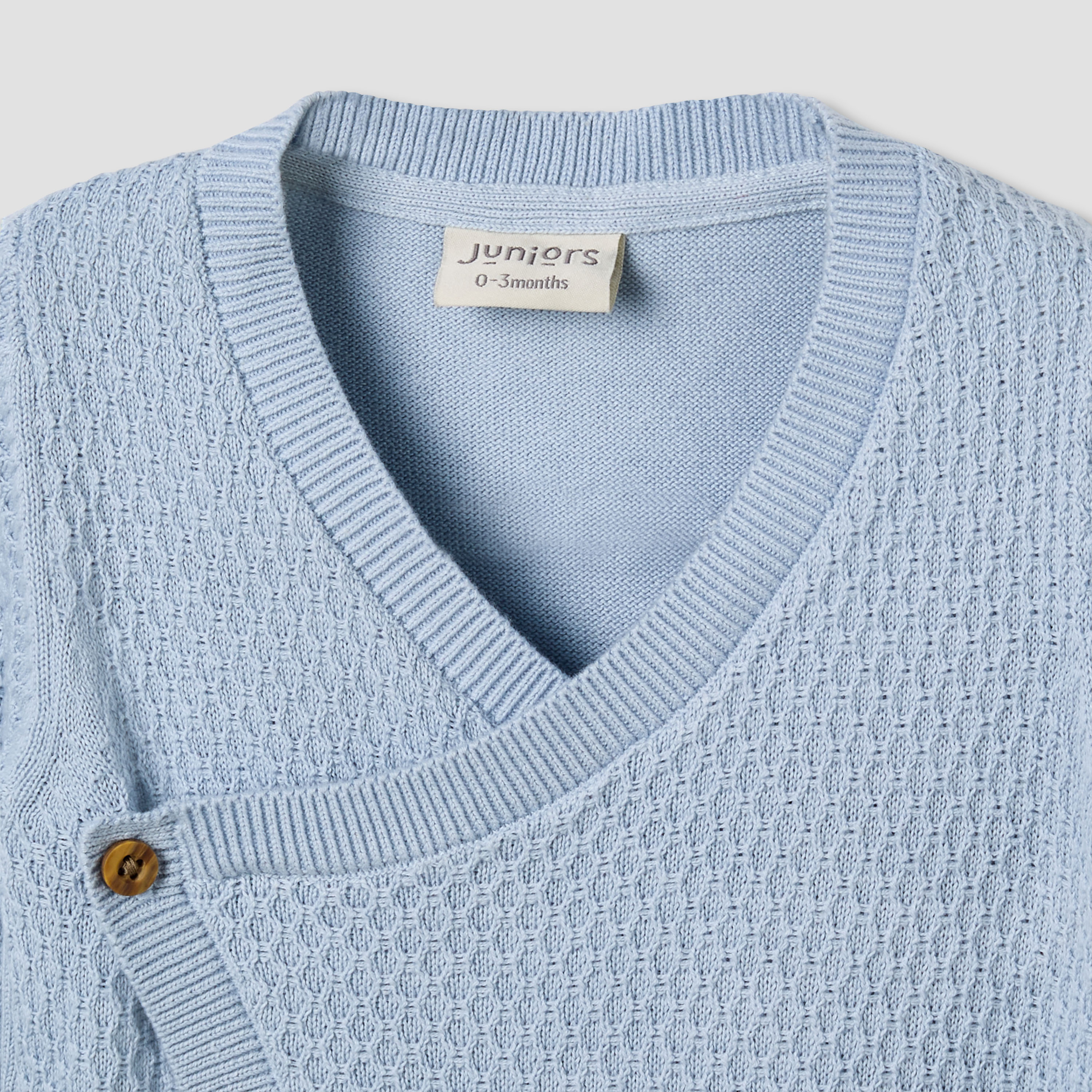 Juniors Sleepsuit with Knit Texture - Cotton - Long Sleeves-baby-boys-clothing-winterwear-sleepsuits-image-3