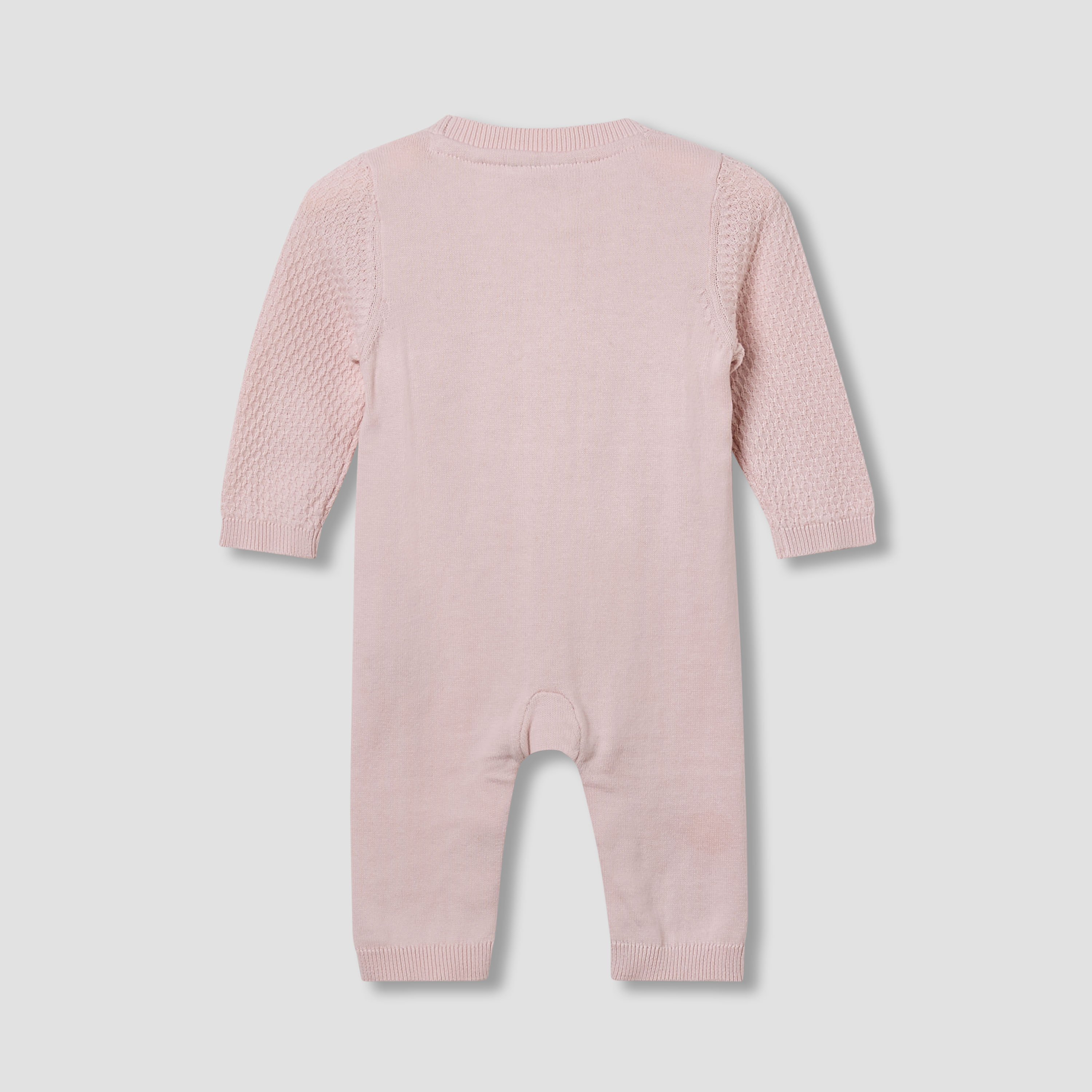 بدلة نوم قطن محبوكة بارزة الملمس بأكمام طويلة من جونيورز-baby-girls-clothing-nightwear-sleepsuits-image-3