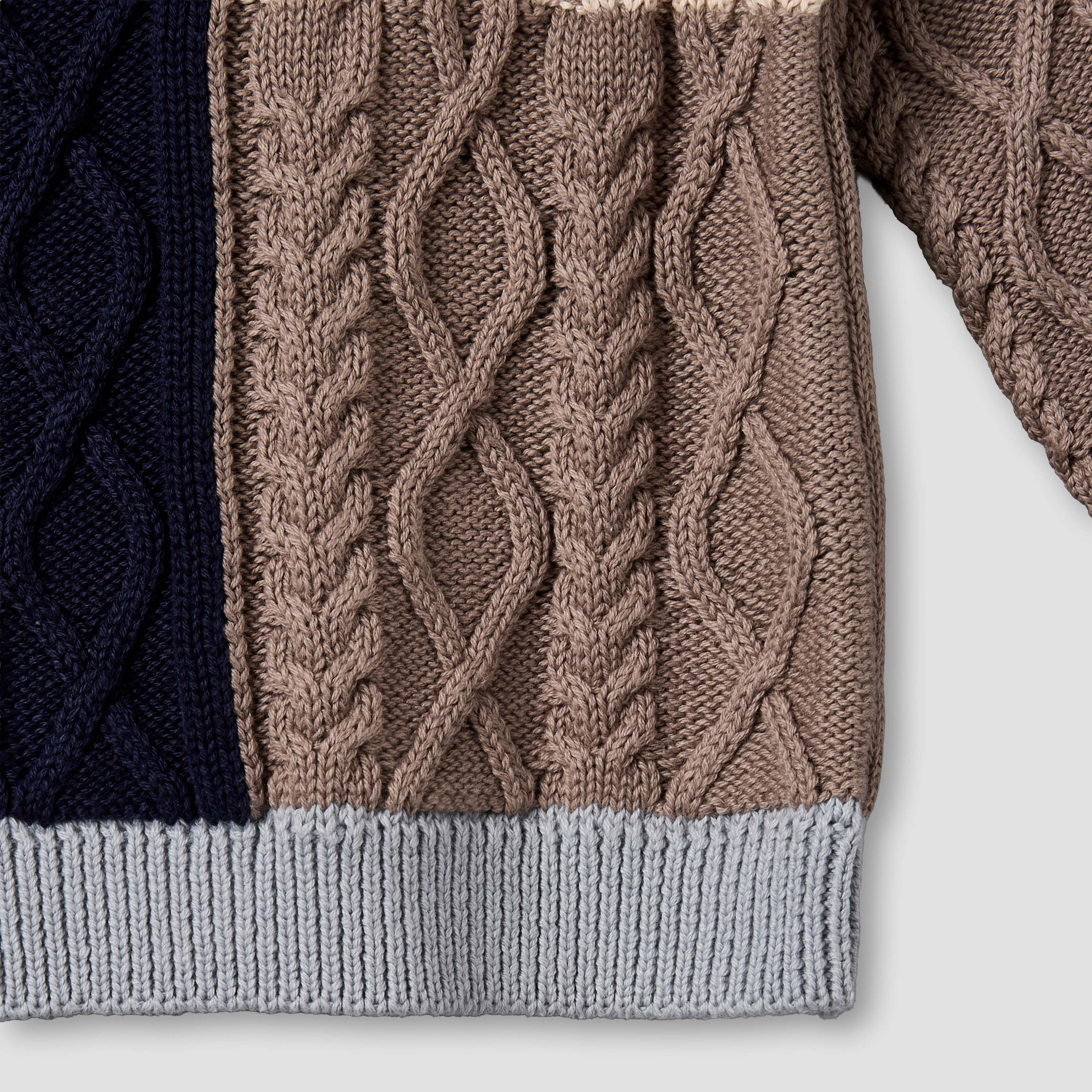 كنزة بياقة ضيقة وتصميم حياكة من جونيورز-baby-boys-clothing-winterwear-jumpersandcardigans-image-1