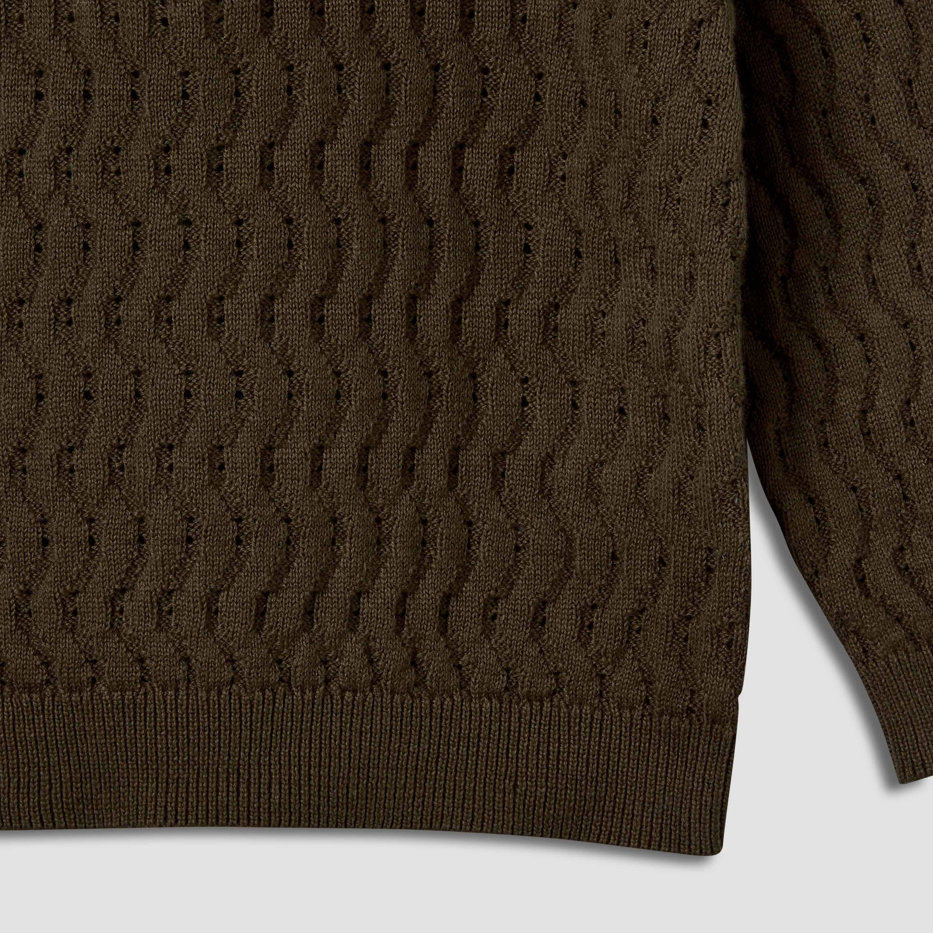 Juniors Cotton Polo Collar Long Sleeves Sweater with Texture Design-baby-boys-clothing-jumpersandcardigans-image-4