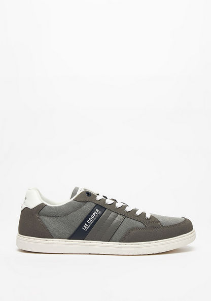 Lee Cooper Men's Colourblock Sneakers with Lace-Up Closure