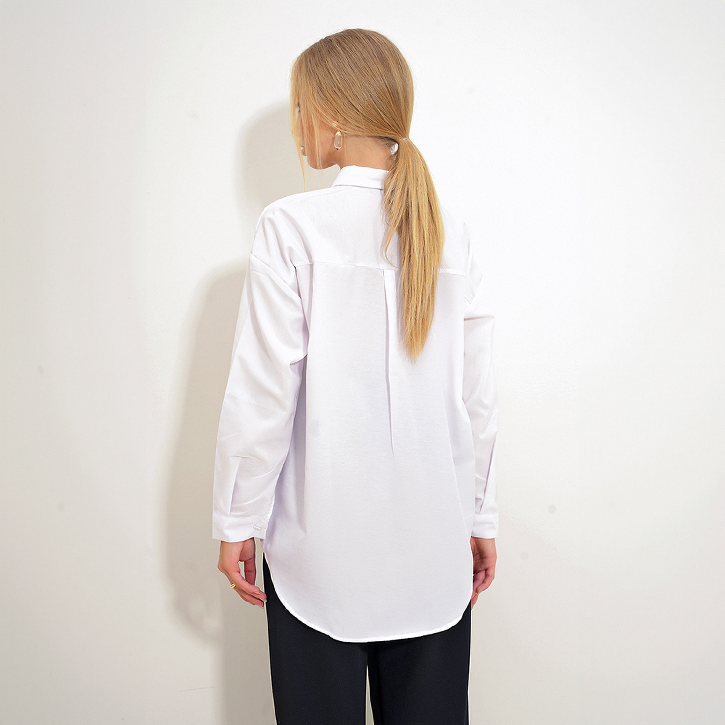 تريند ألاجاتي ستايل قميص نسائي بتطريز زهور وأكمام ساقطة عند الكتف-women-clothing-shirtsandblouses-shirts-image-3