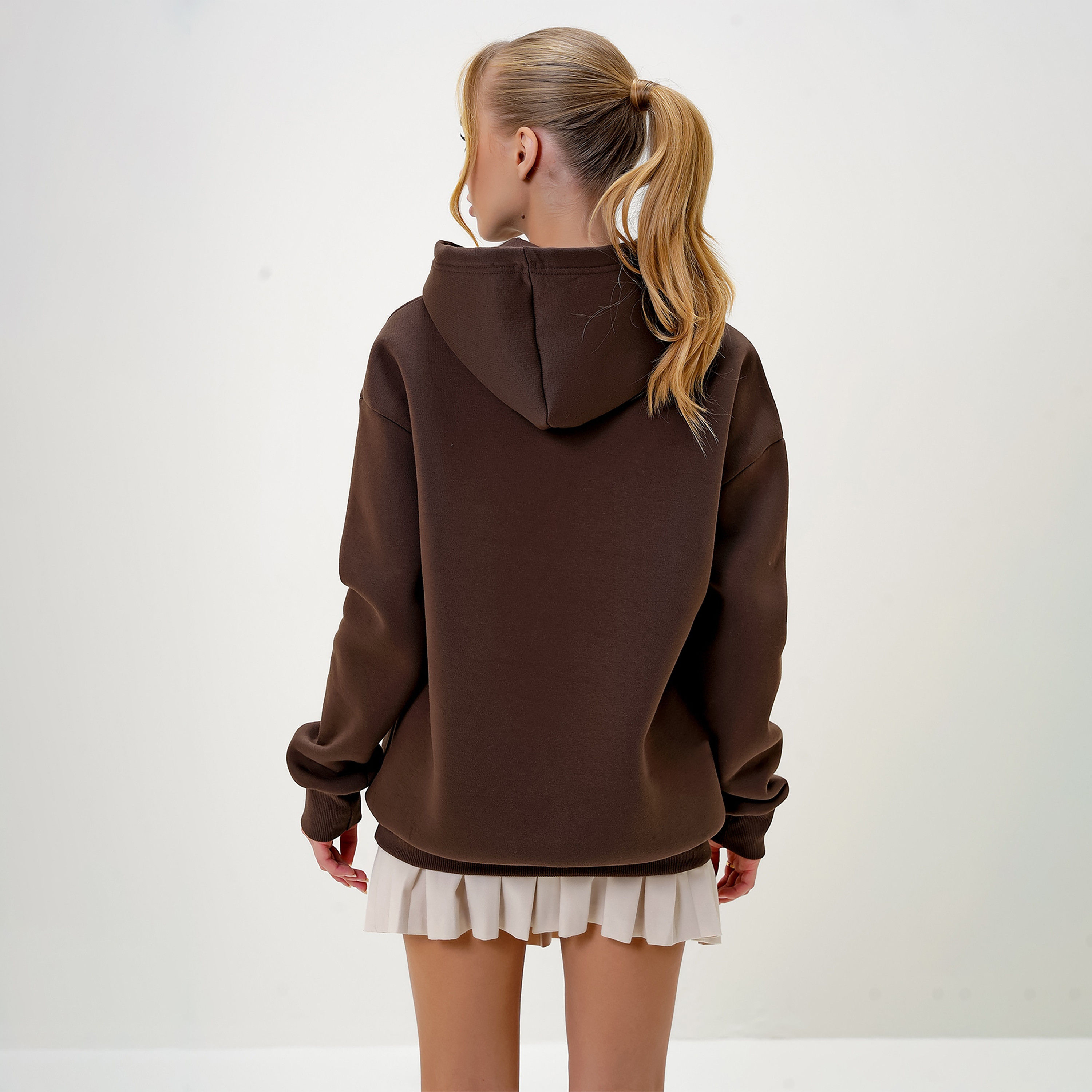 تريند ألاجاتي ستايل سويت شيرت نسائي أزرق بطبعات نصية وغطاء رأس-women-clothing-hoodiesandsweatshirts-hoodies-image-8