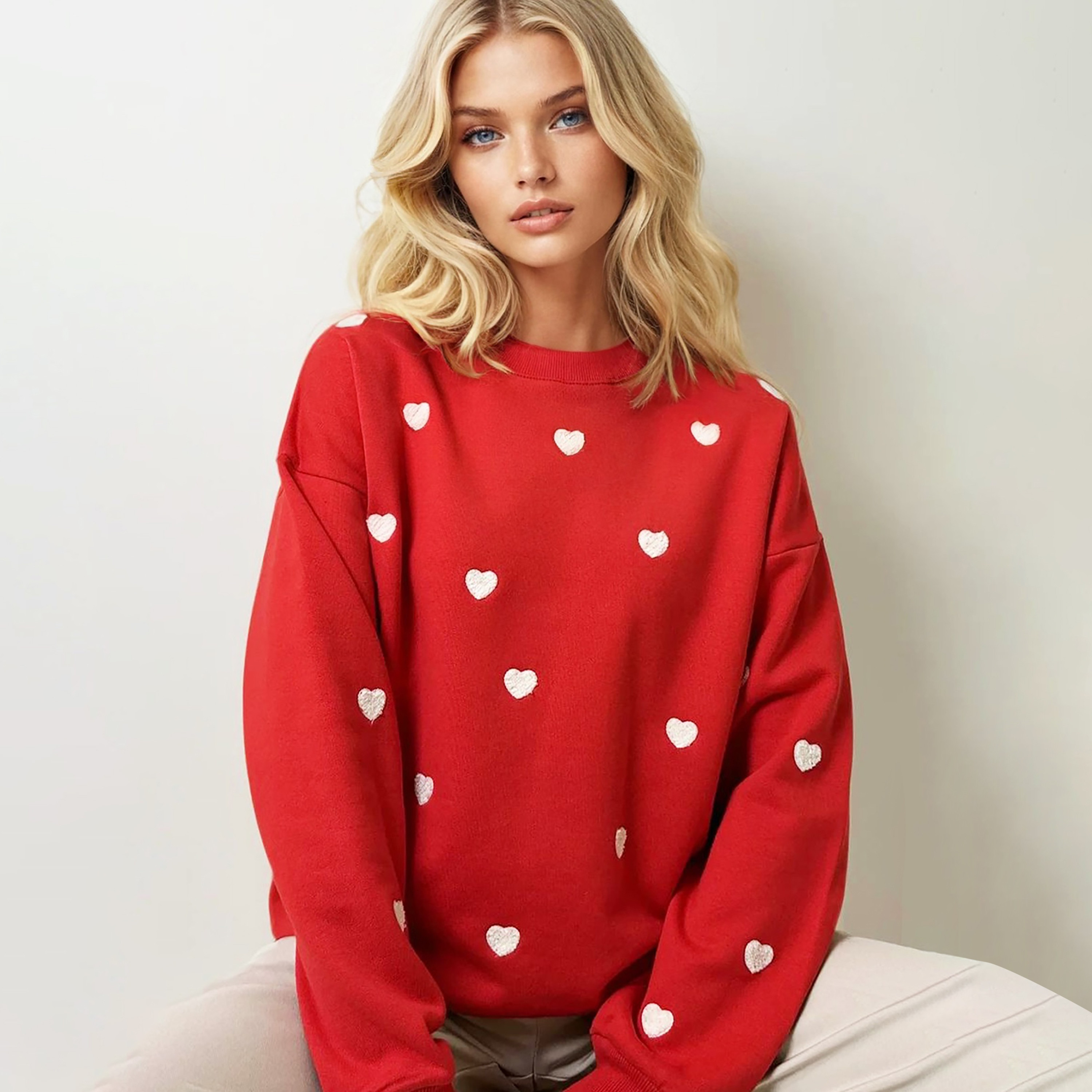 تريند ألاجاتي ستايل بلوفر نسائي أحمر بتطريز على شكل قلب-women-clothing-cardigansandjumpers-jumpers-image-3