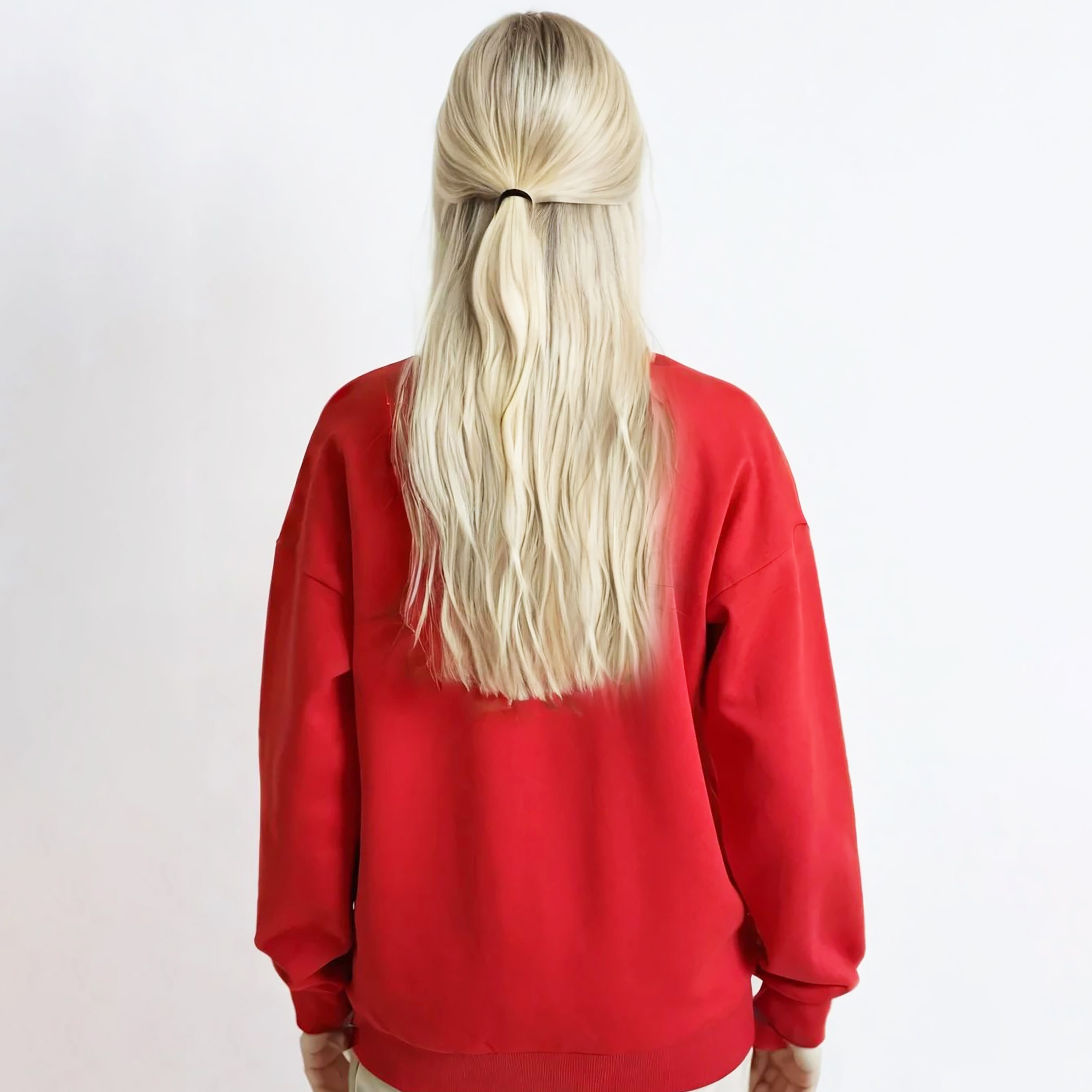 Trend Alacati Stili Heart Embroidered Red Women's Pullover-women-clothing-cardigansandjumpers-jumpers-image-4