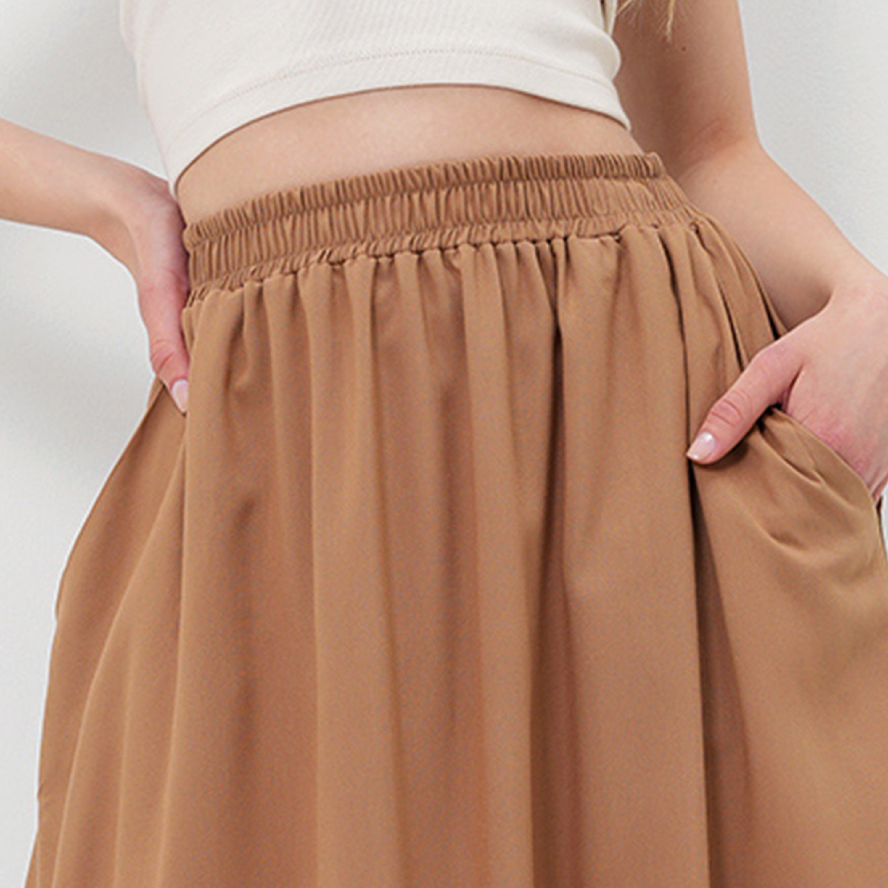 Trend Alacati Stili Flared Women's Maxi Skirt-women-clothing-bottoms-skirts-image-15