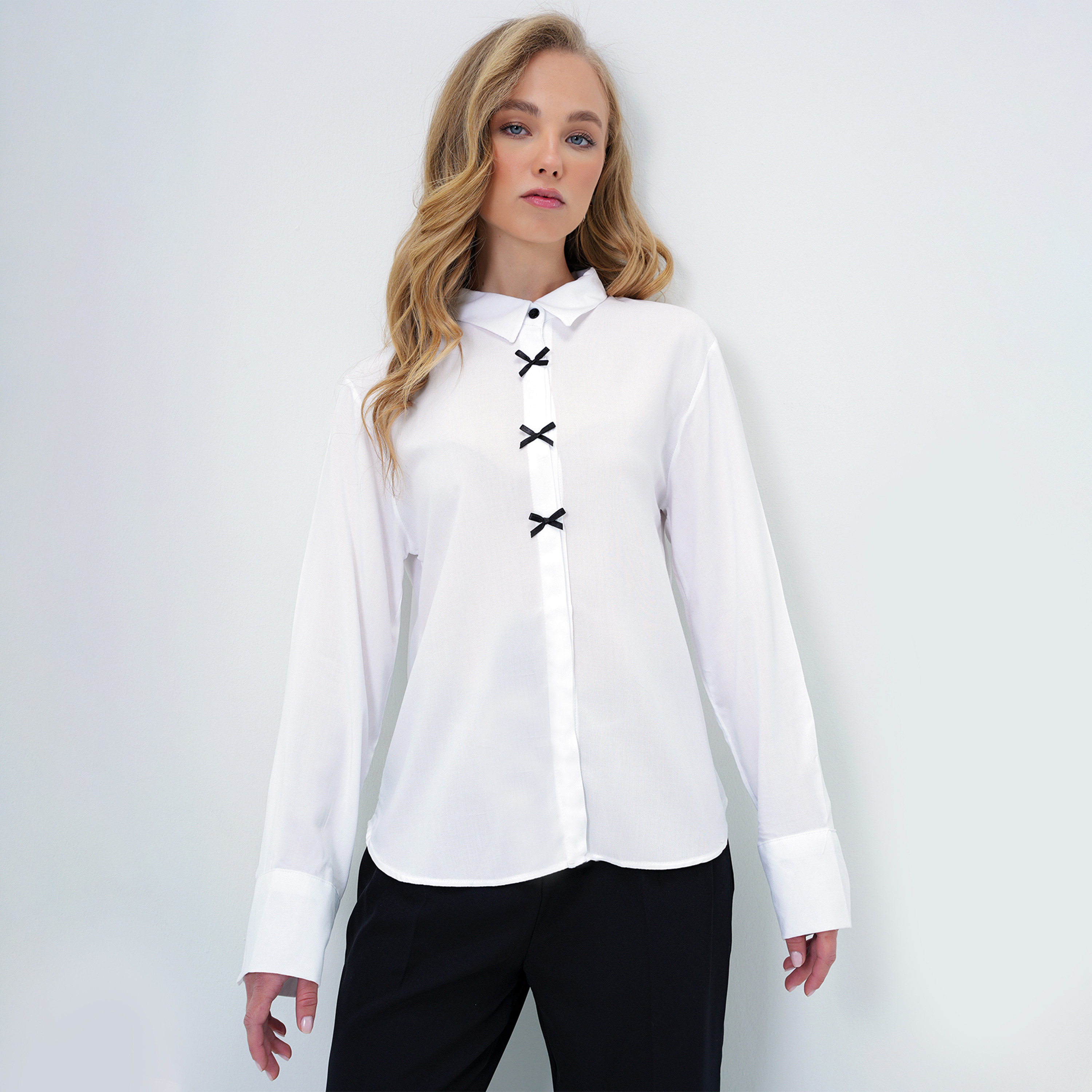 تريند ألاجاتي ستايل قميص نسائي أبيض بياقة-women-clothing-shirtsandblouses-shirts-image-1
