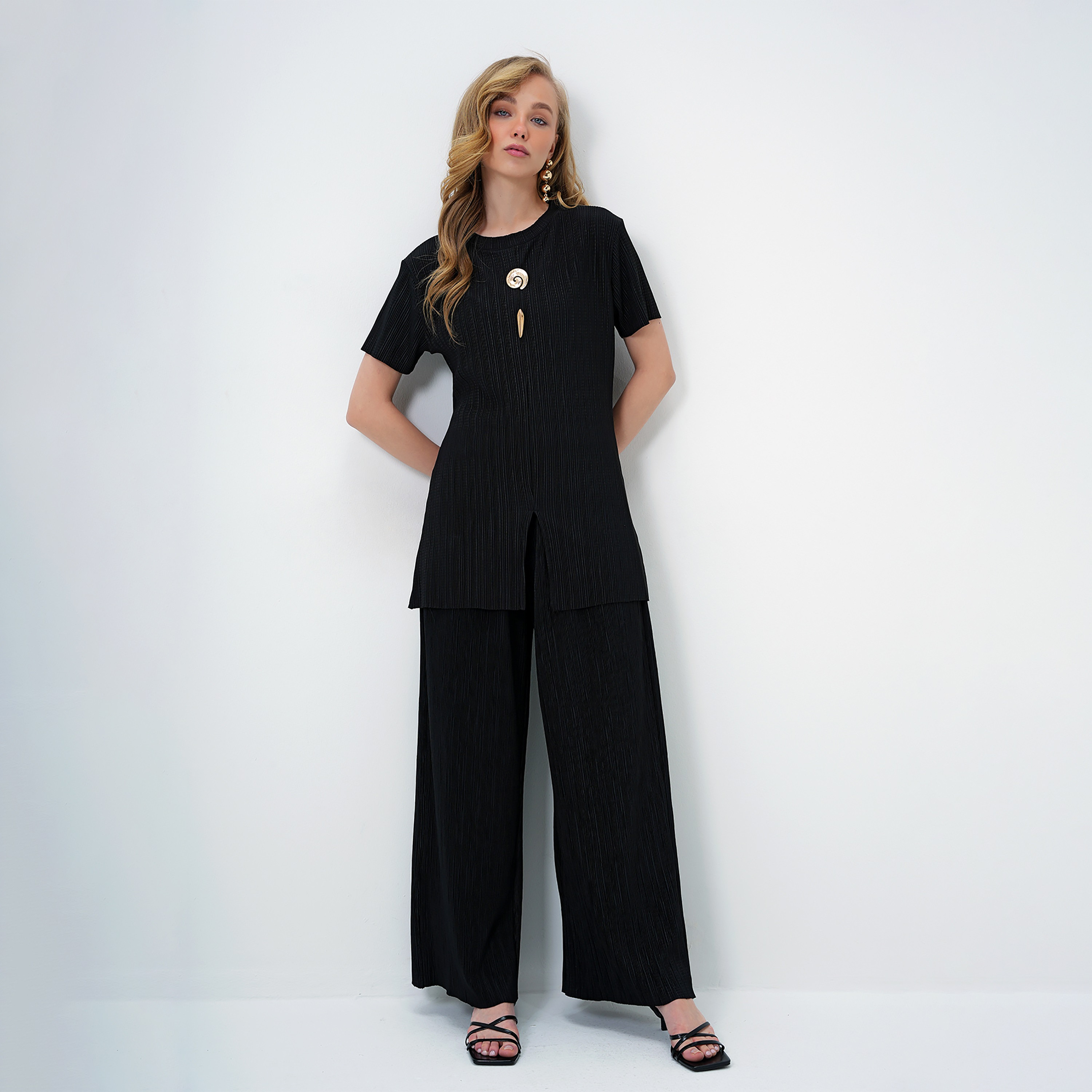 تريند ألاجاتي ستايل طقم توب وبنطلون نسائي من القطن المحبّك-women-clothing-coordsets-image-5