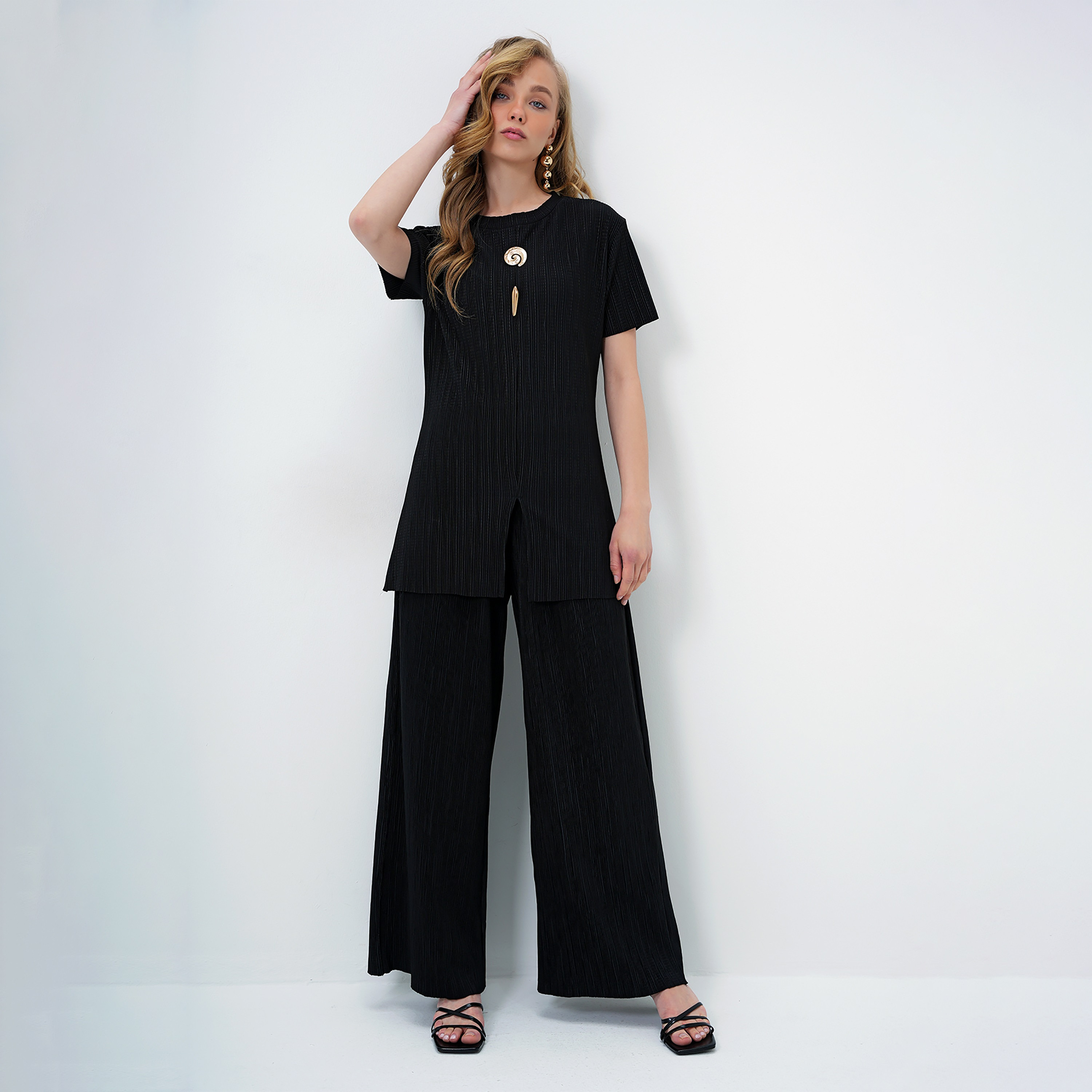 تريند ألاجاتي ستايل طقم توب وبنطلون نسائي من القطن المحبّك-women-clothing-coordsets-image-9