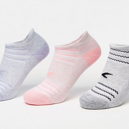 Dash Textured Ankle Length Socks - Set of 3
