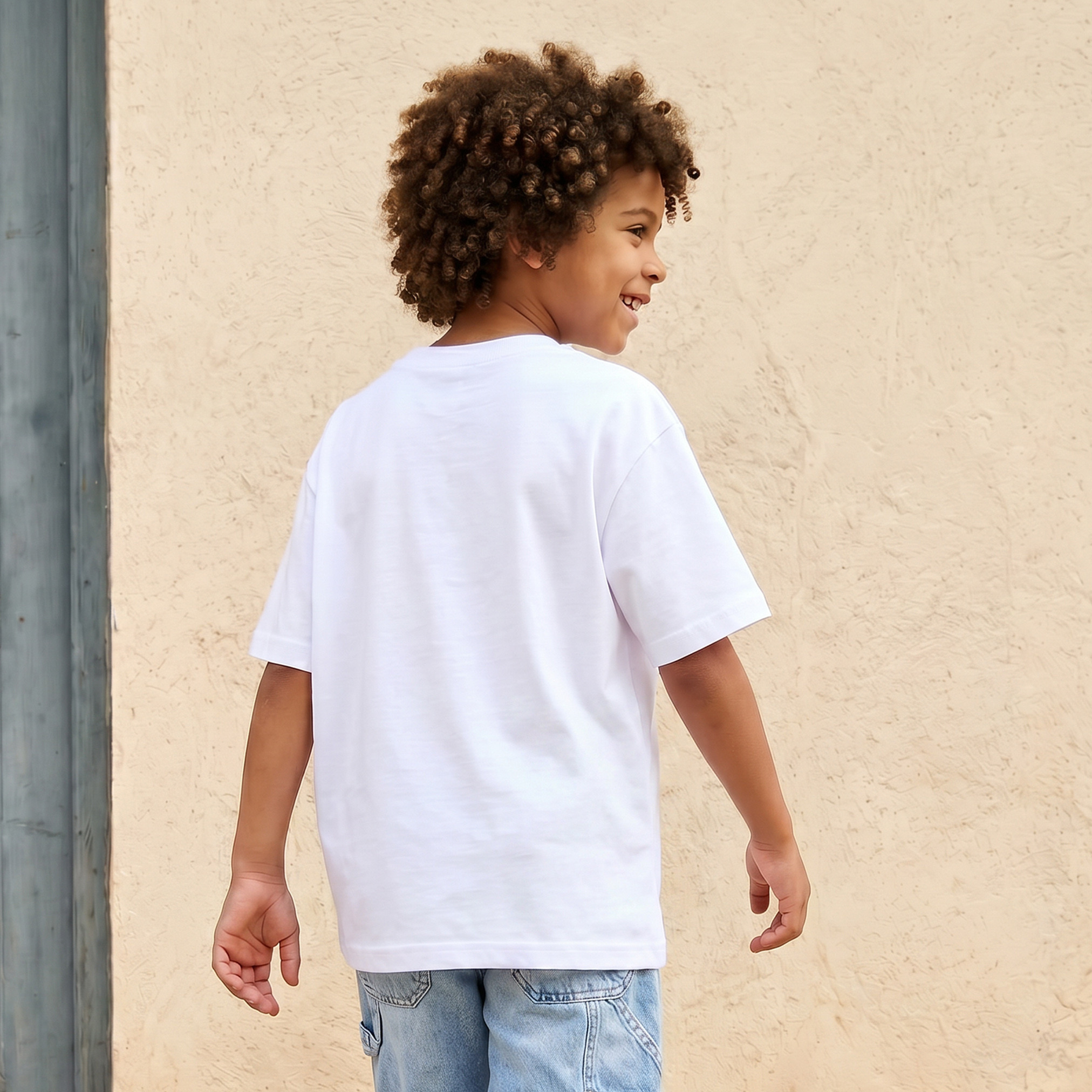 تيشيرت بياقة ضيقة وأكمام قصيرة وطبعات جرافيك من ماينكرافت-boys-clothing-tshirtsandpolos-image-3