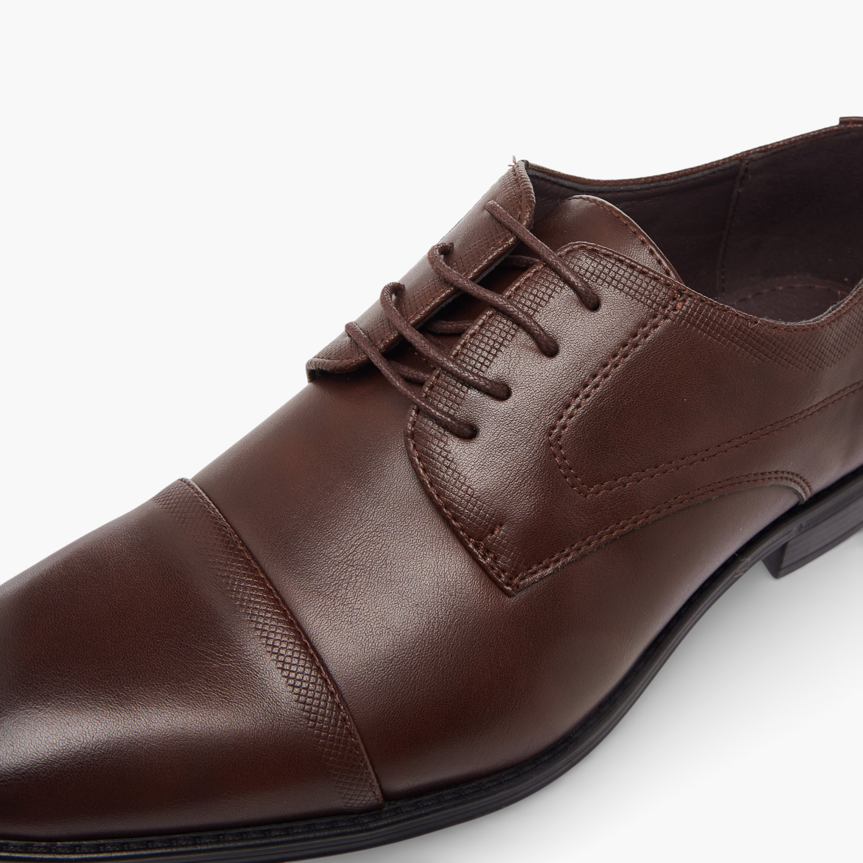 LBL by Shoexpress Men Lace-Up Derby Shoes-men-shoes-formalshoes-image-4