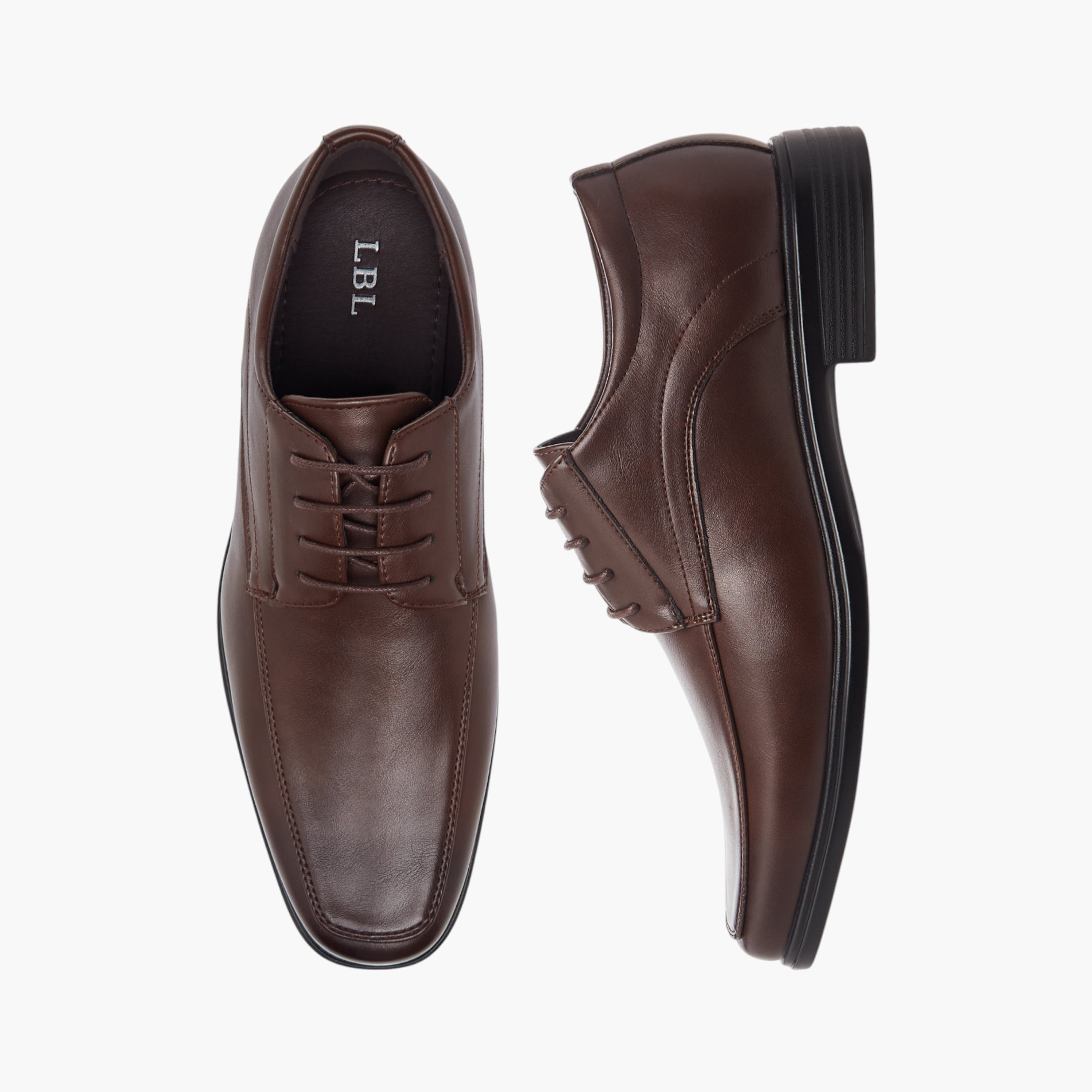 LBL by Shoexpress Men Lace-Up Derby Shoes-men-shoes-formalshoes-image-1