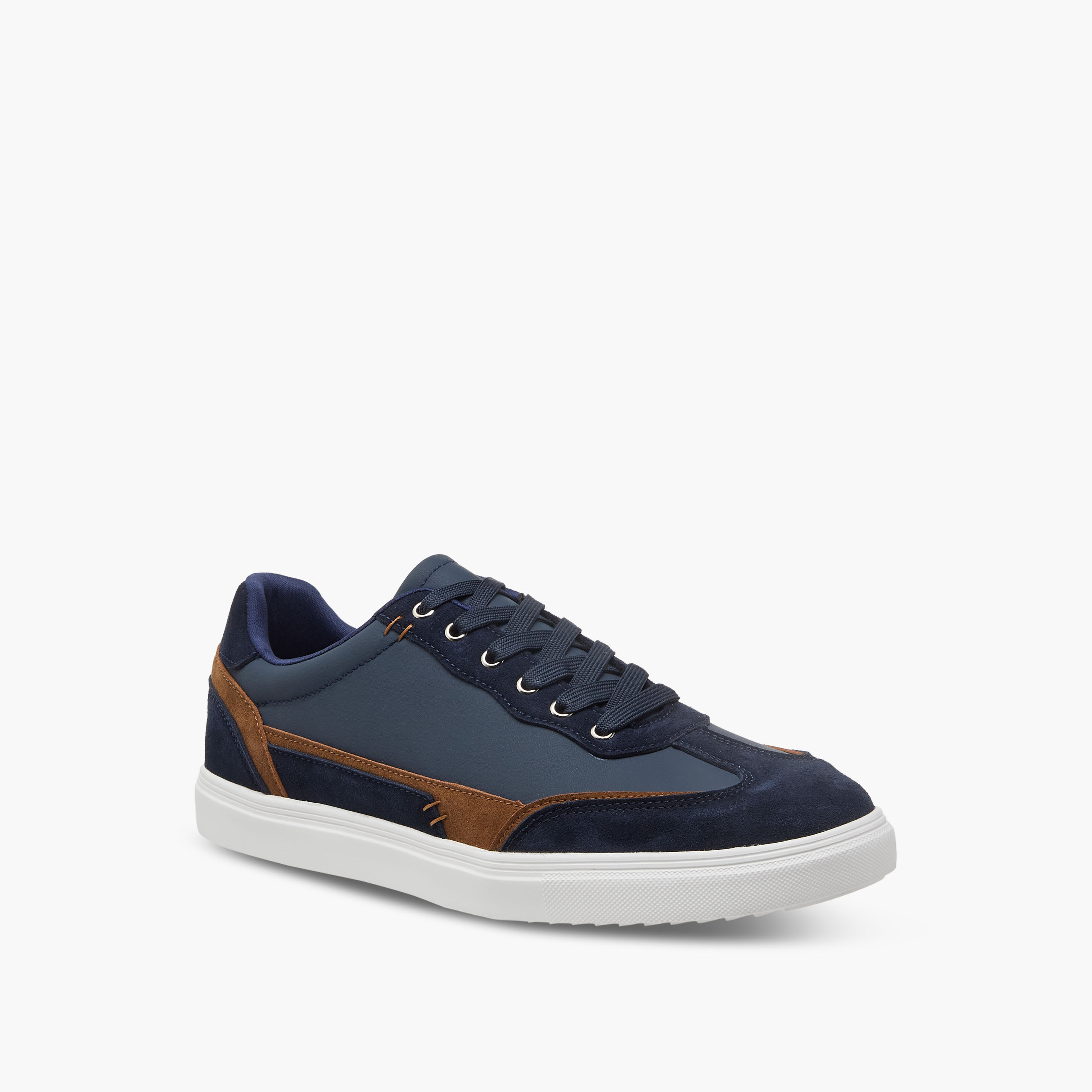 LBL by Shoexpress Men Panelled Lace-Up Sneakers-men-shoes-sneakers-image-2
