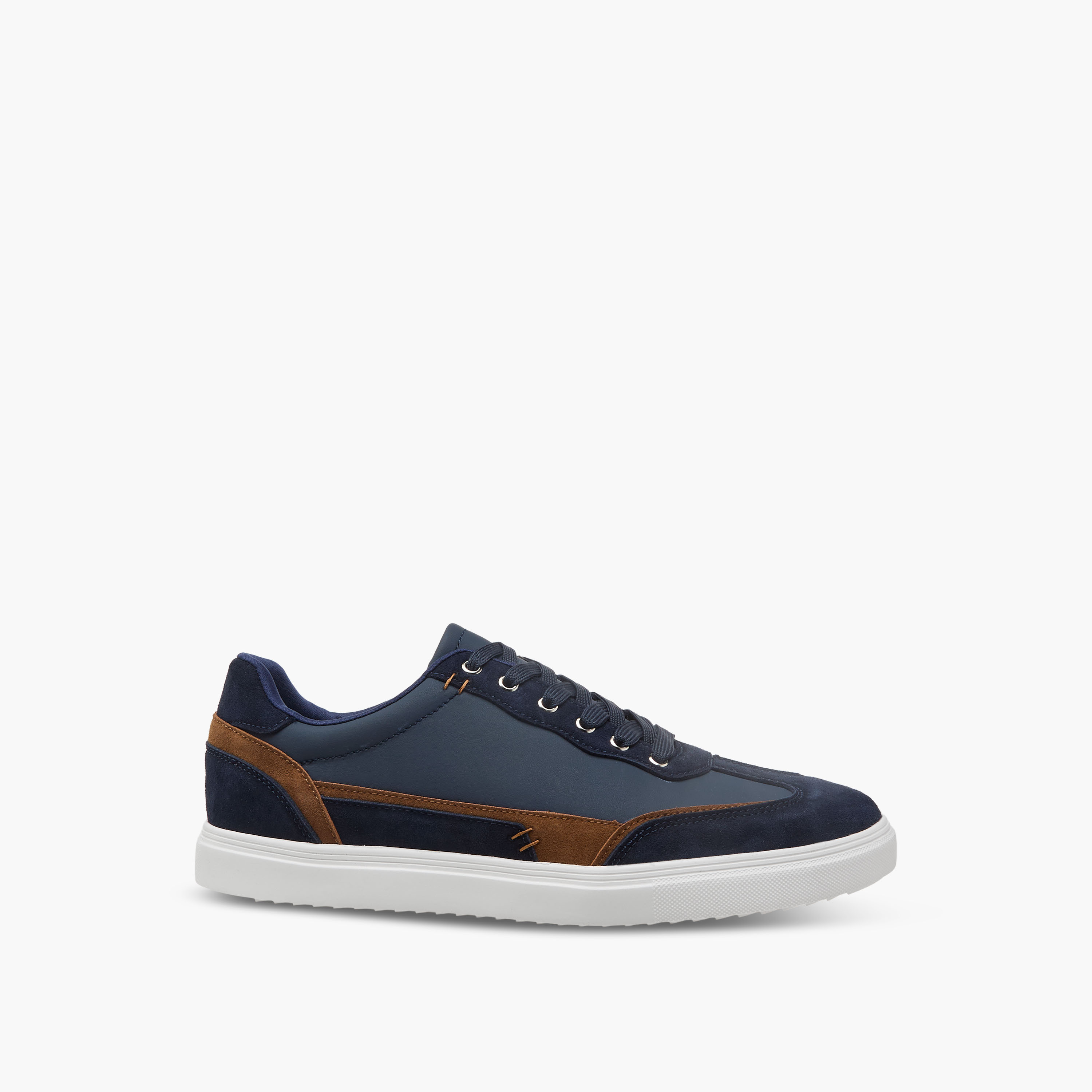 LBL by Shoexpress Men Panelled Lace-Up Sneakers-men-shoes-sneakers-image-3