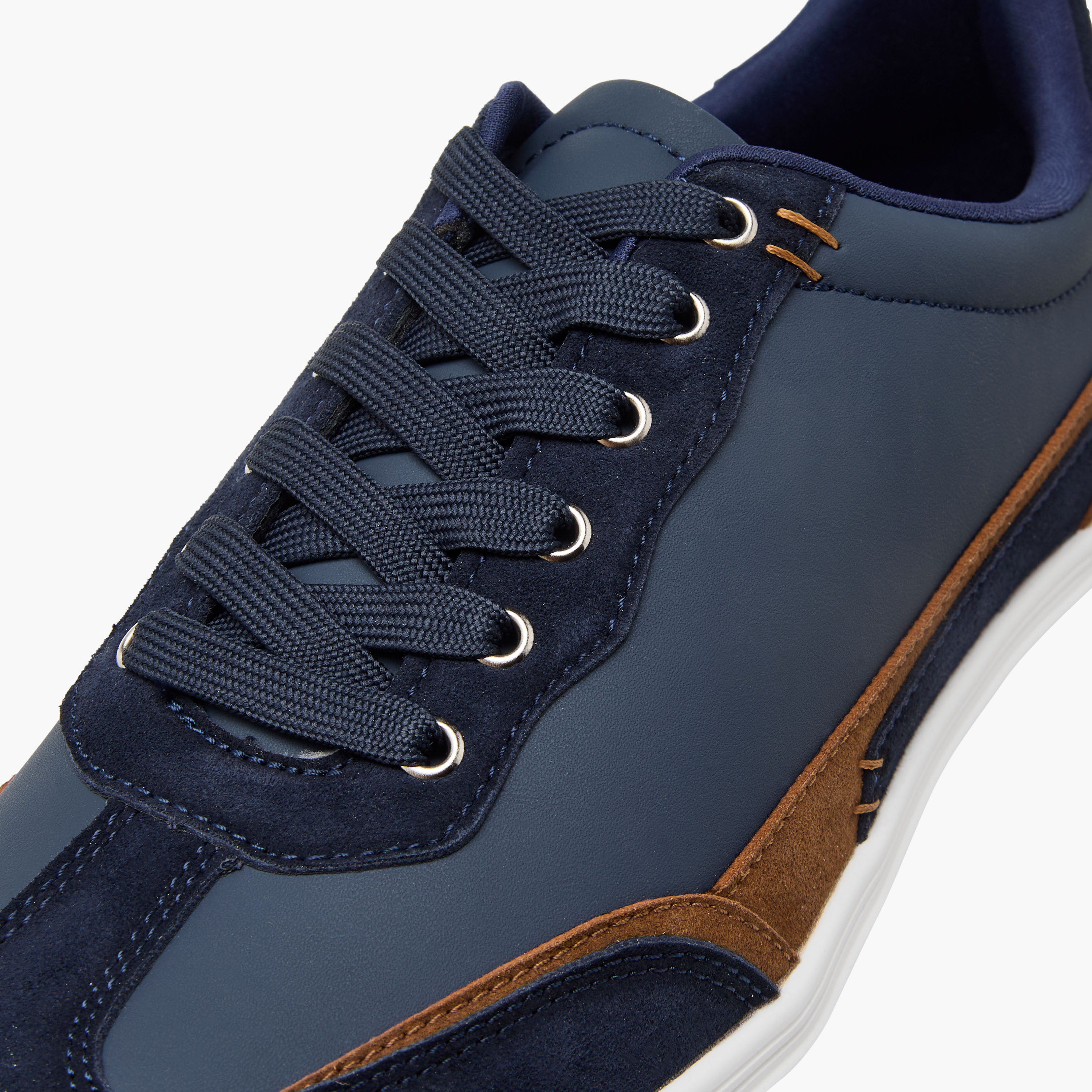 LBL by Shoexpress Men Panelled Lace-Up Sneakers-men-shoes-sneakers-image-4