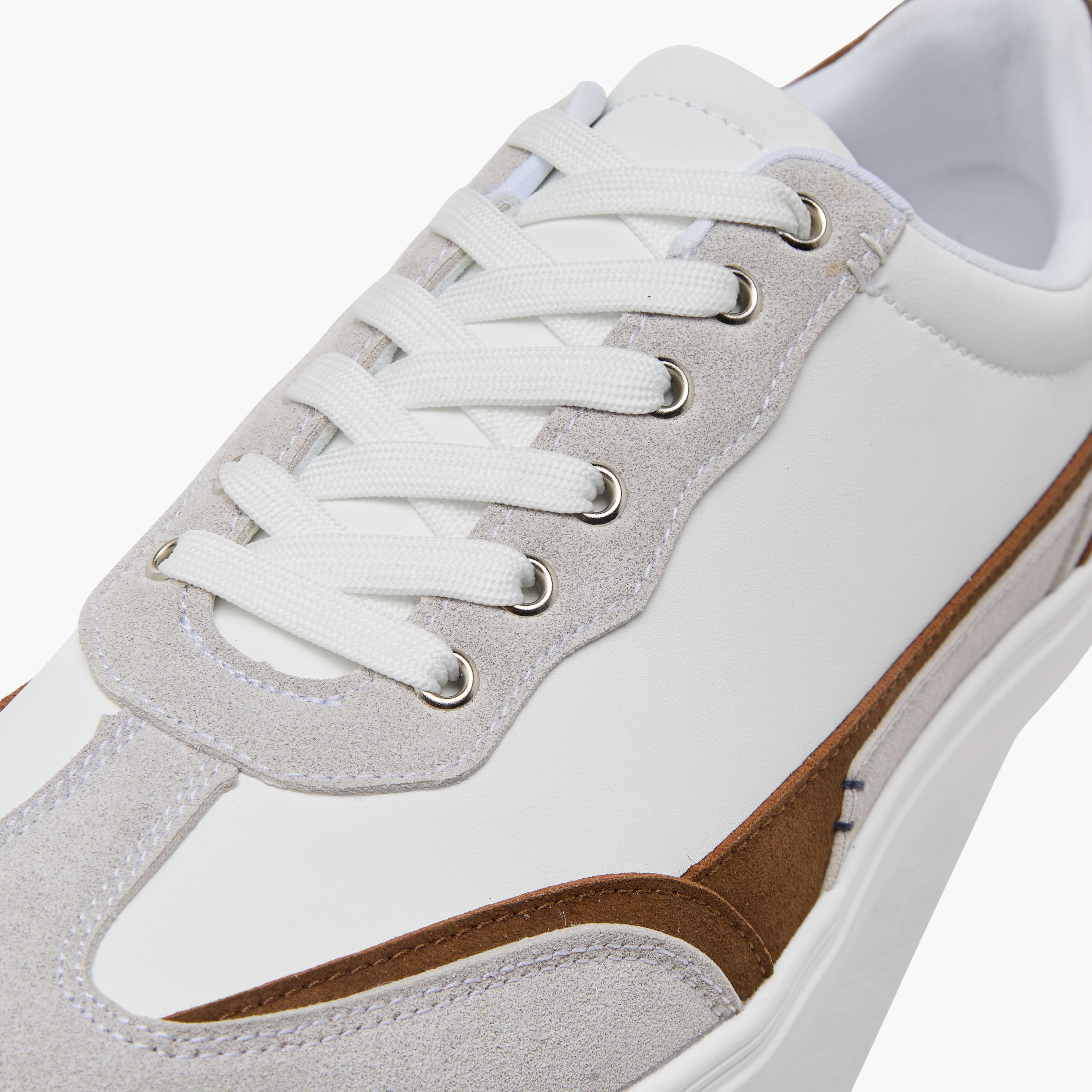 LBL by Shoexpress Men Panelled Lace-Up Sneakers-men-shoes-sneakers-image-4