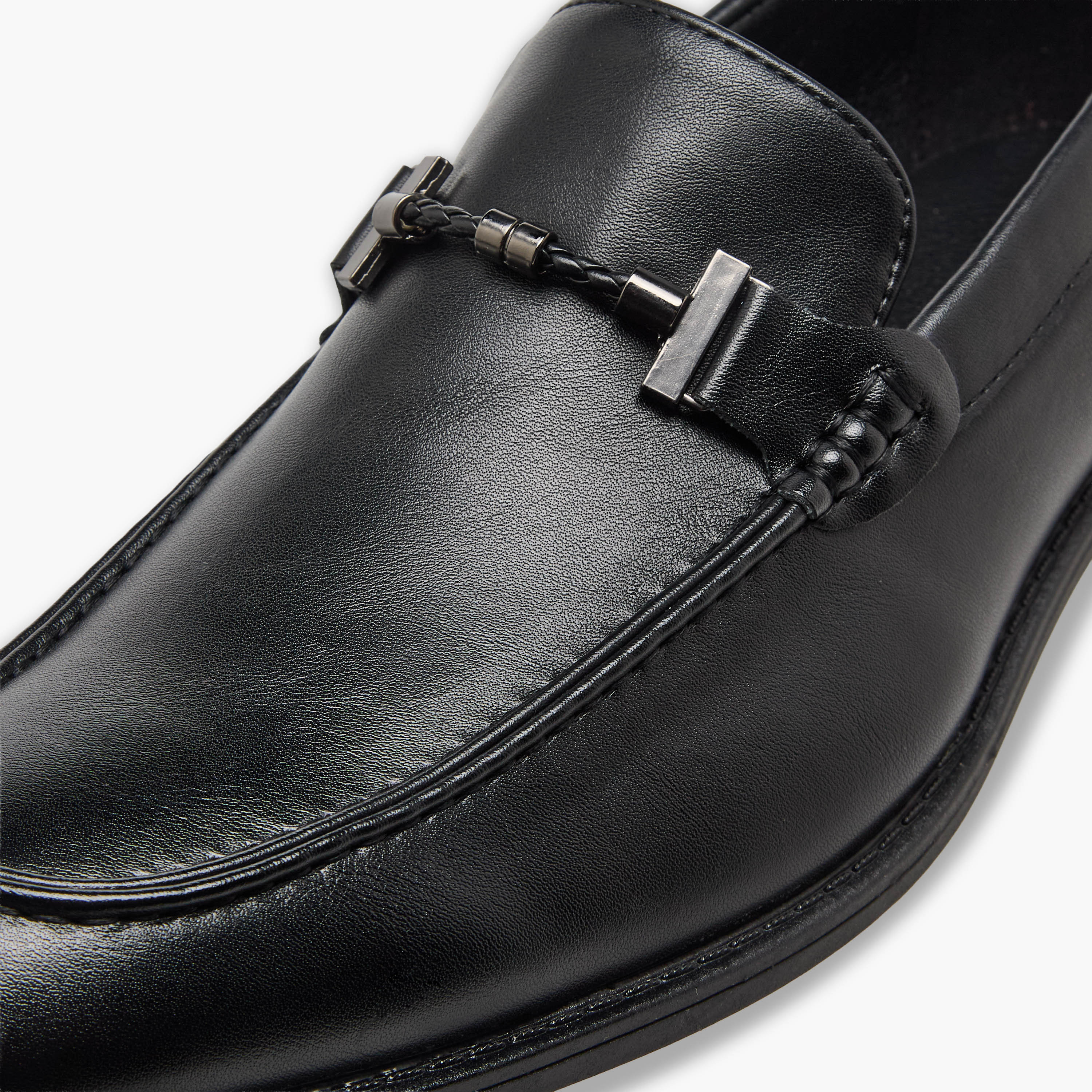 LBL by Shoexpress Men Braided Accent Slip-On Loafers-men-shoes-formalshoes-image-4