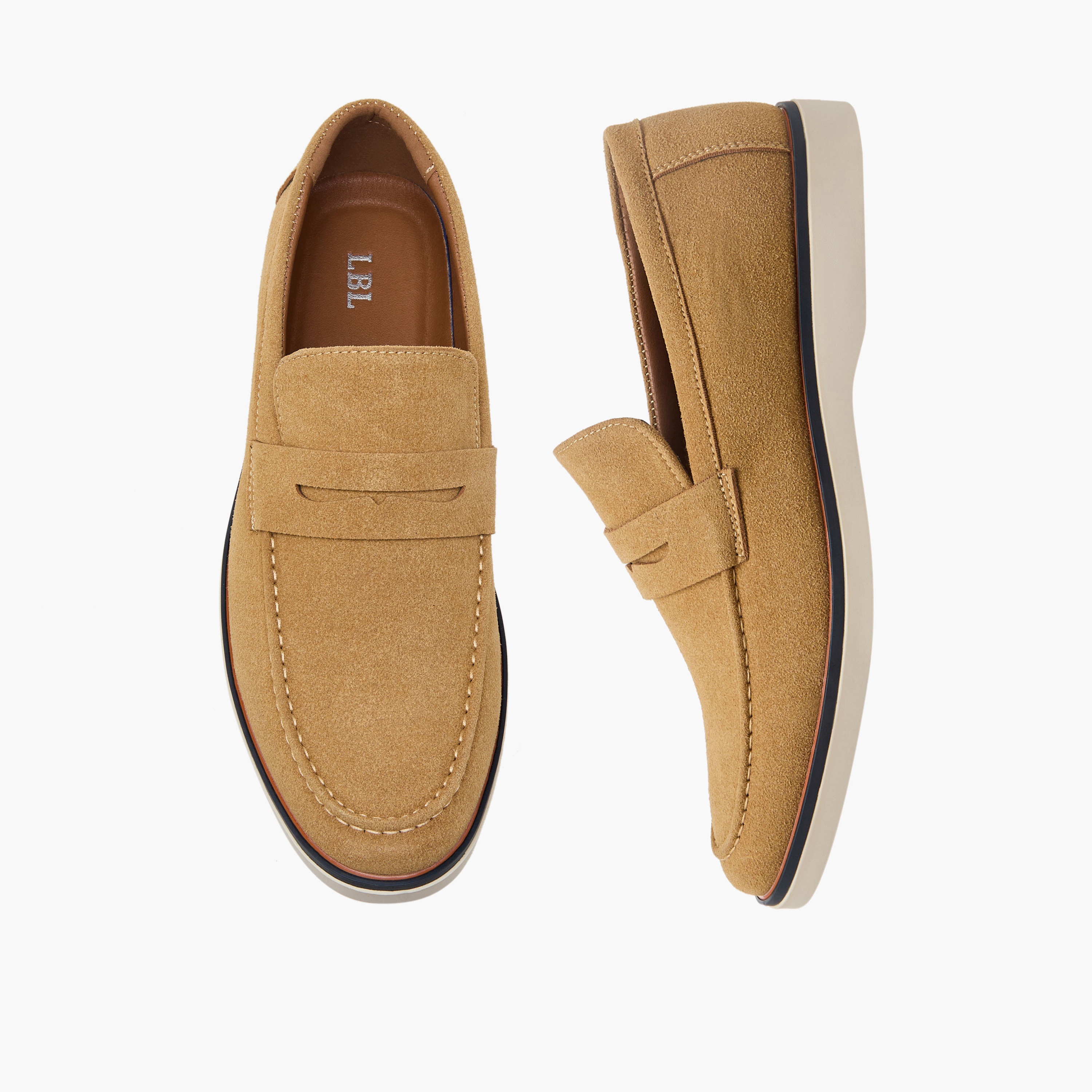 LBL by Shoexpress Men Textured Slip-On Loafers-men-shoes-loafersandmoccasins-image-1
