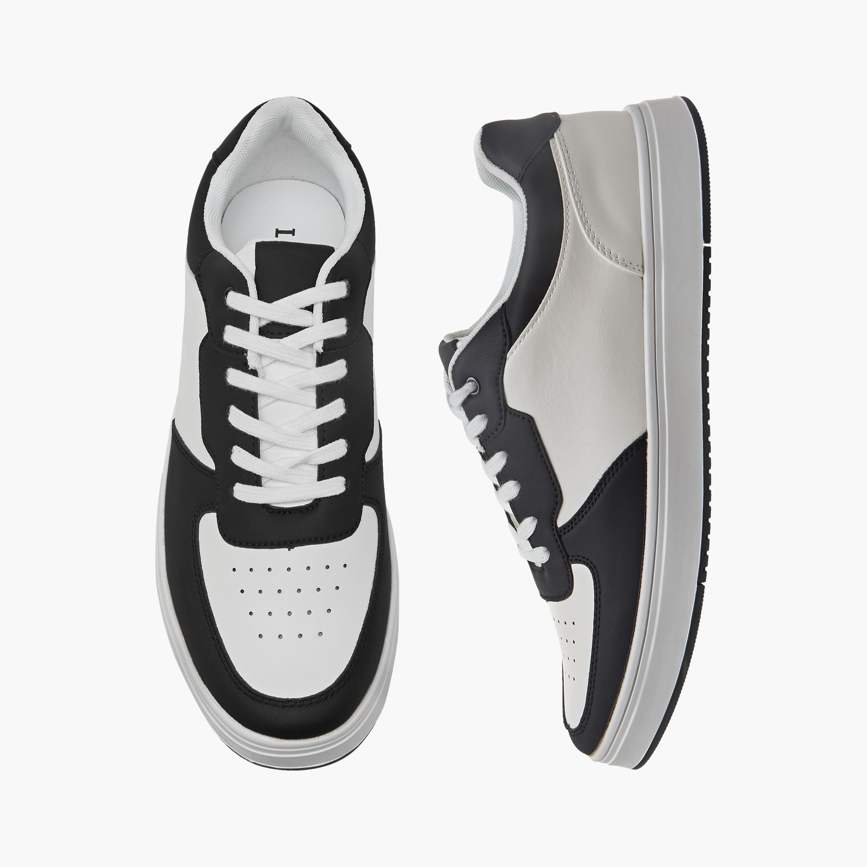 LBL by Shoexpress Men Perforated Lace-Up Sneakers-men-shoes-sneakers-image-1