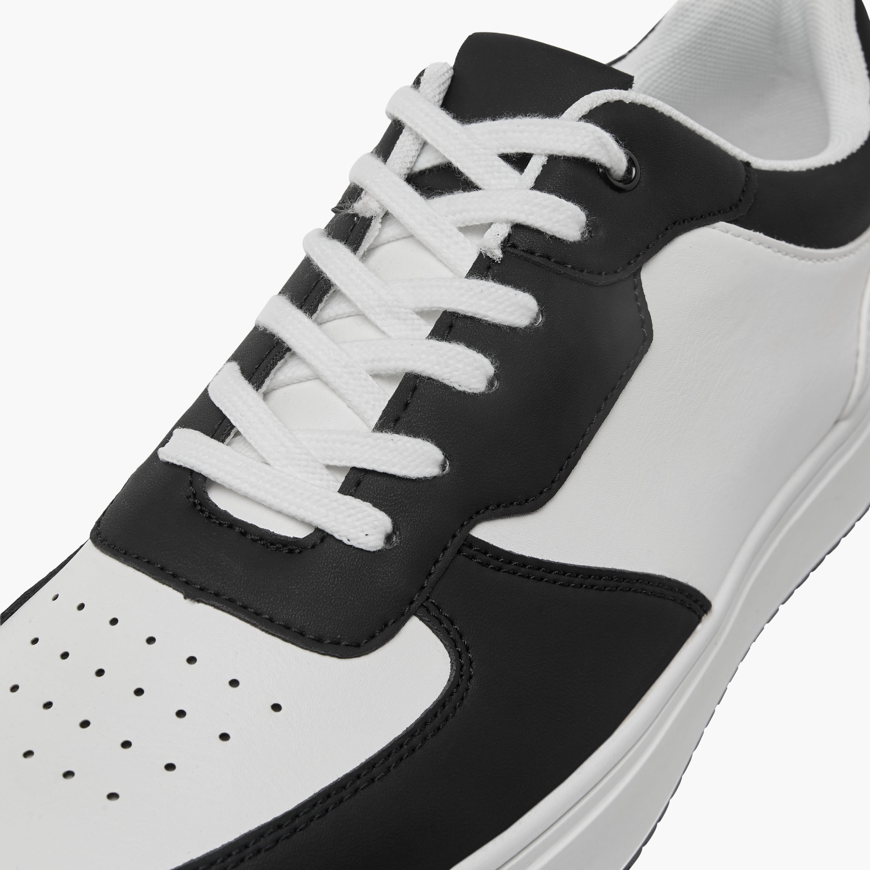 LBL by Shoexpress Men Perforated Lace-Up Sneakers-men-shoes-sneakers-image-5