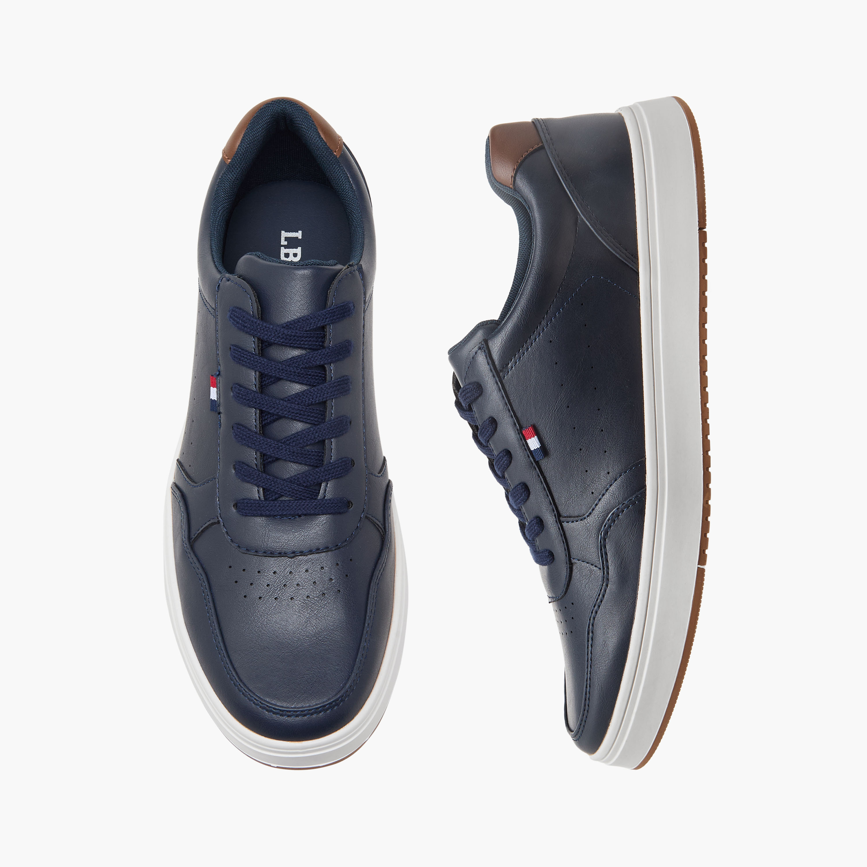 LBL by Shoexpress Men Panelled Lace-Up Sneakers-men-shoes-sneakers-image-1
