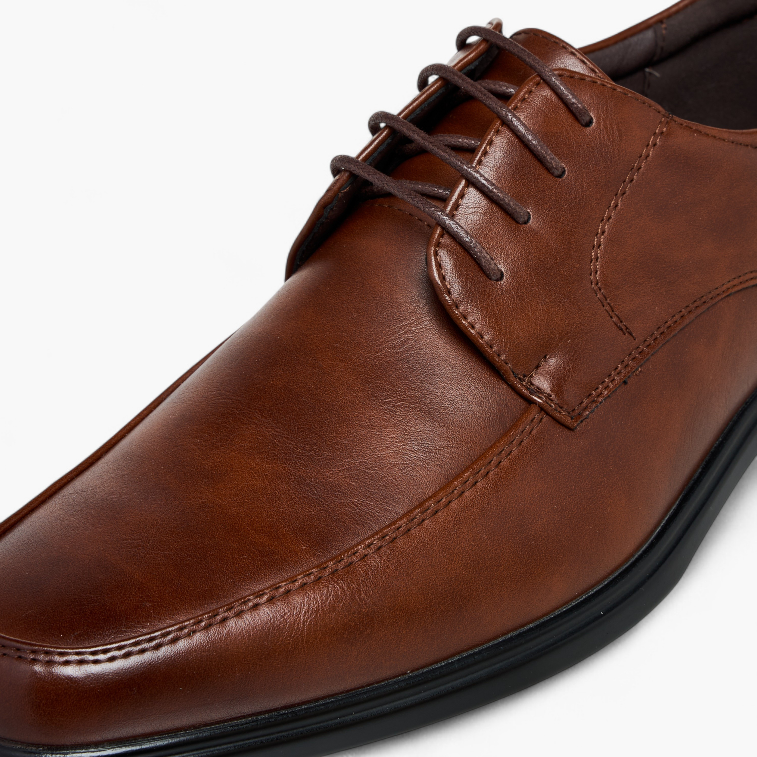LBL by Shoexpress Solid Lace-Up Derby Shoes-men-shoes-formalshoes-image-4