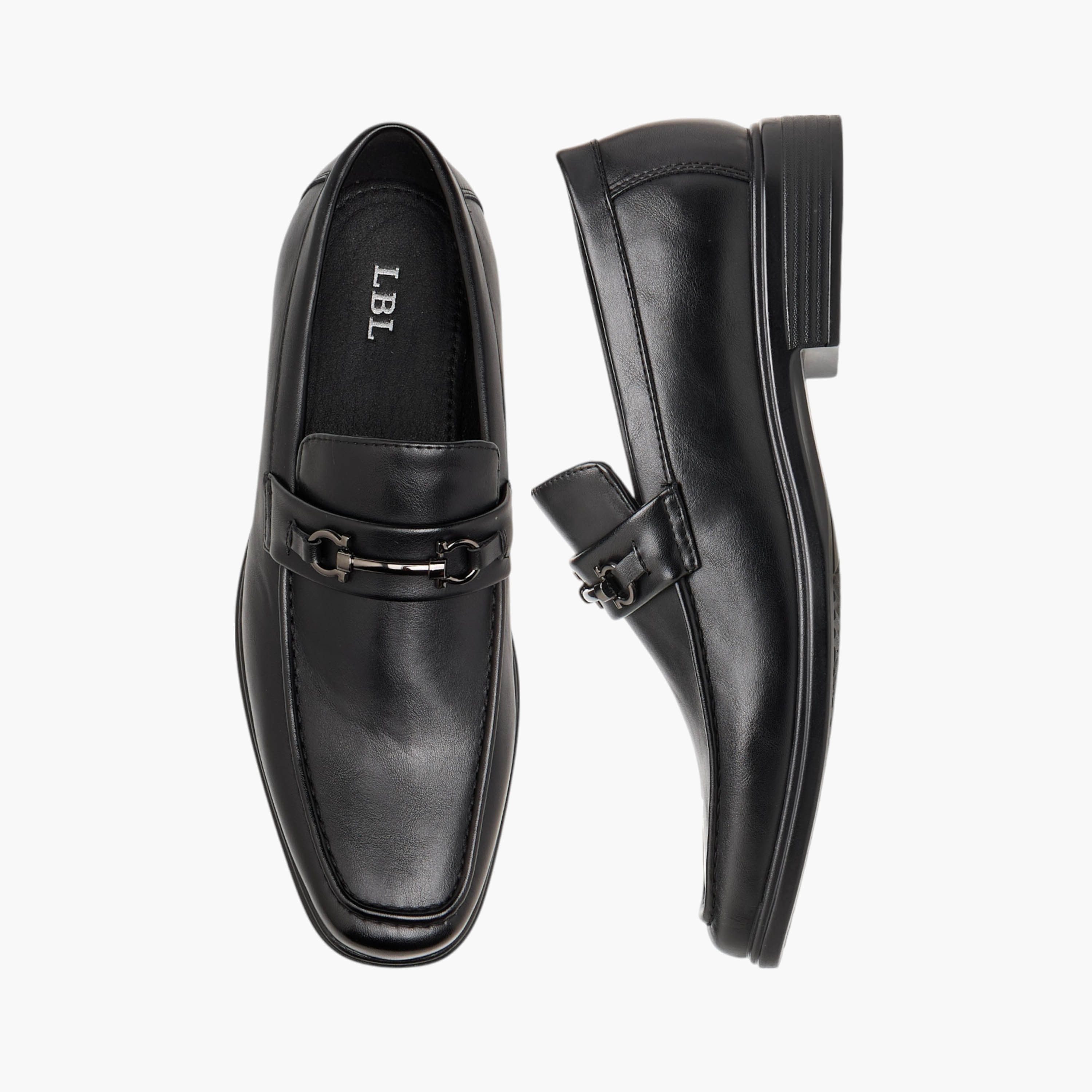 حذاء لوفر سهل الارتداء بزينة معدن من إل بي إل من شوإكسبريس-men-shoes-formalshoes-image-1