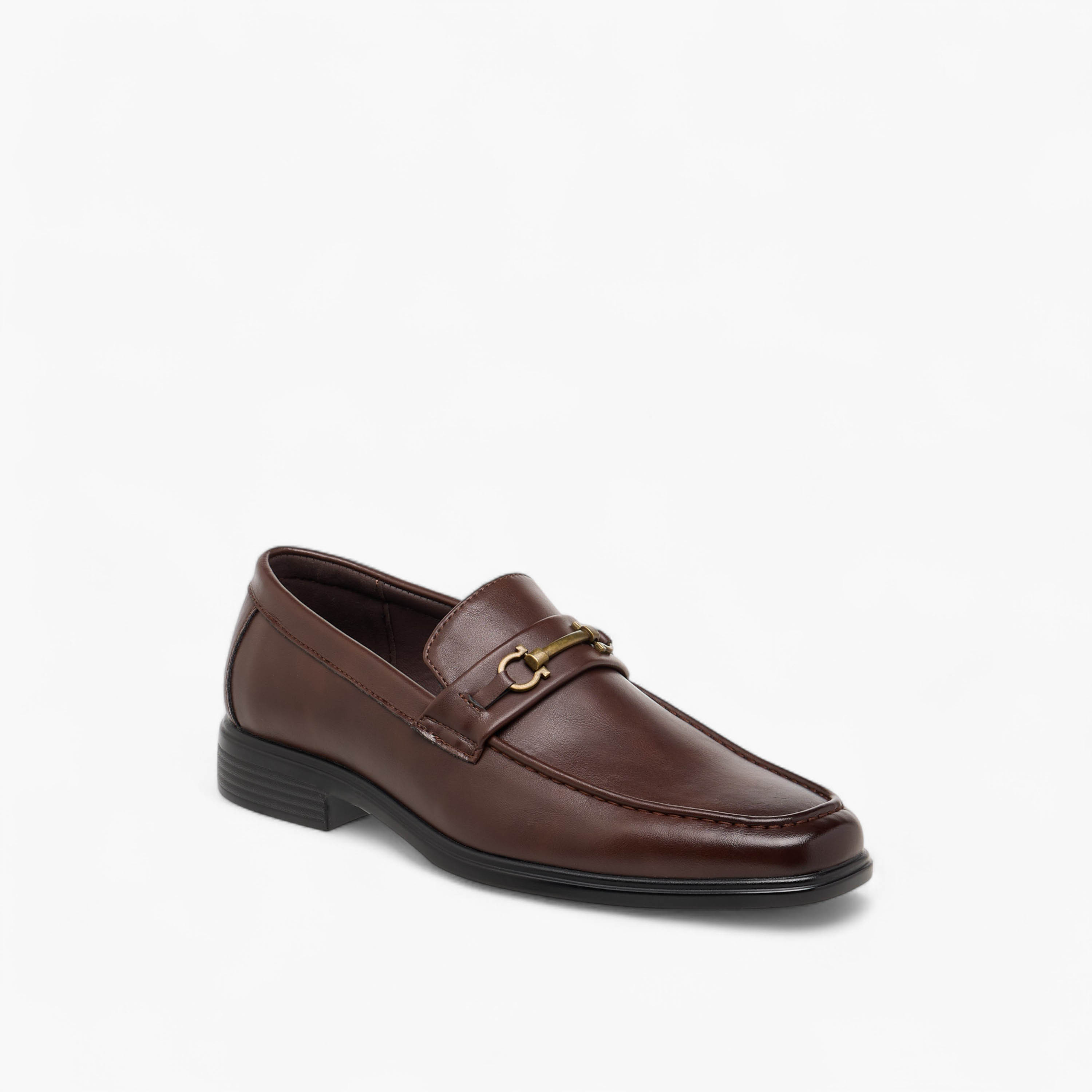 LBL by Shoexpress Metal Accent Slip-On Loafers-men-shoes-formalshoes-image-2