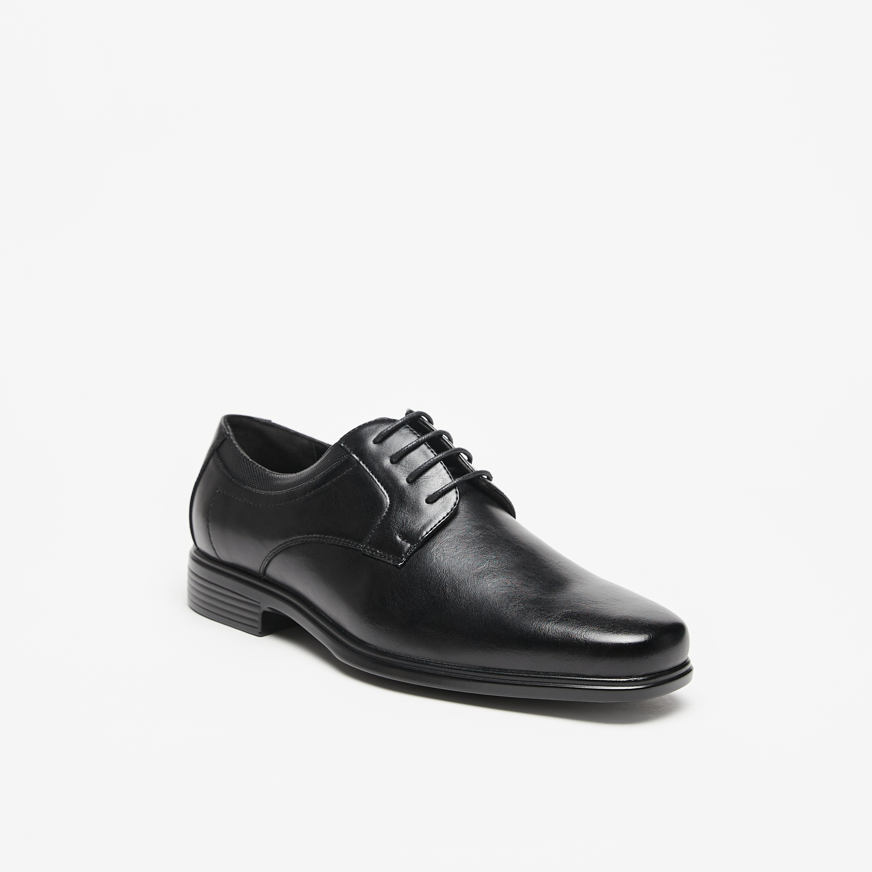 حذاء ديربي سادة برباط إغلاق-men-shoes-formalshoes-image-1