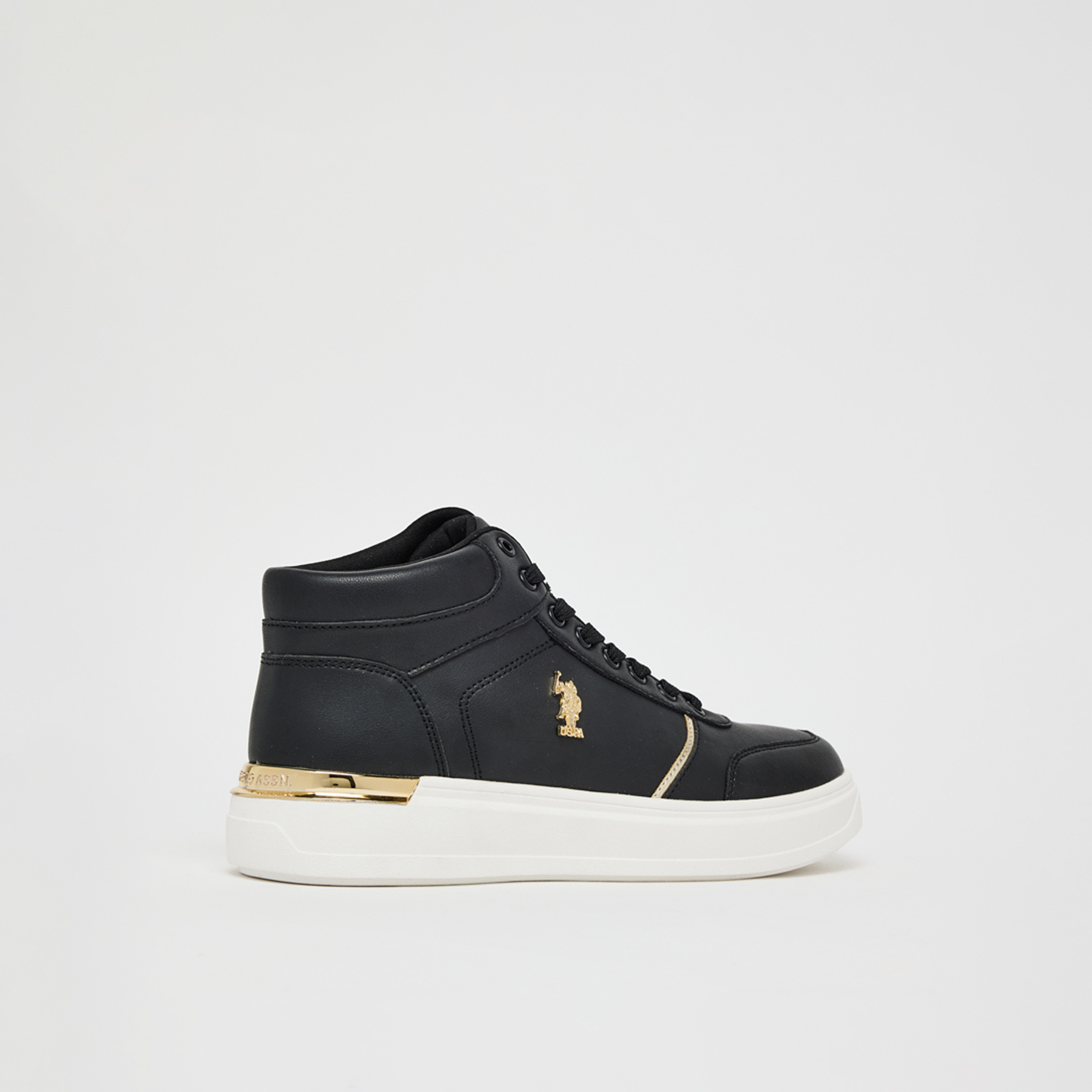 Us Polo Women's Lace-Up Platform High Cut Sneakers | ALON-GLB-WMN-women-shoes-sneakers-image-3