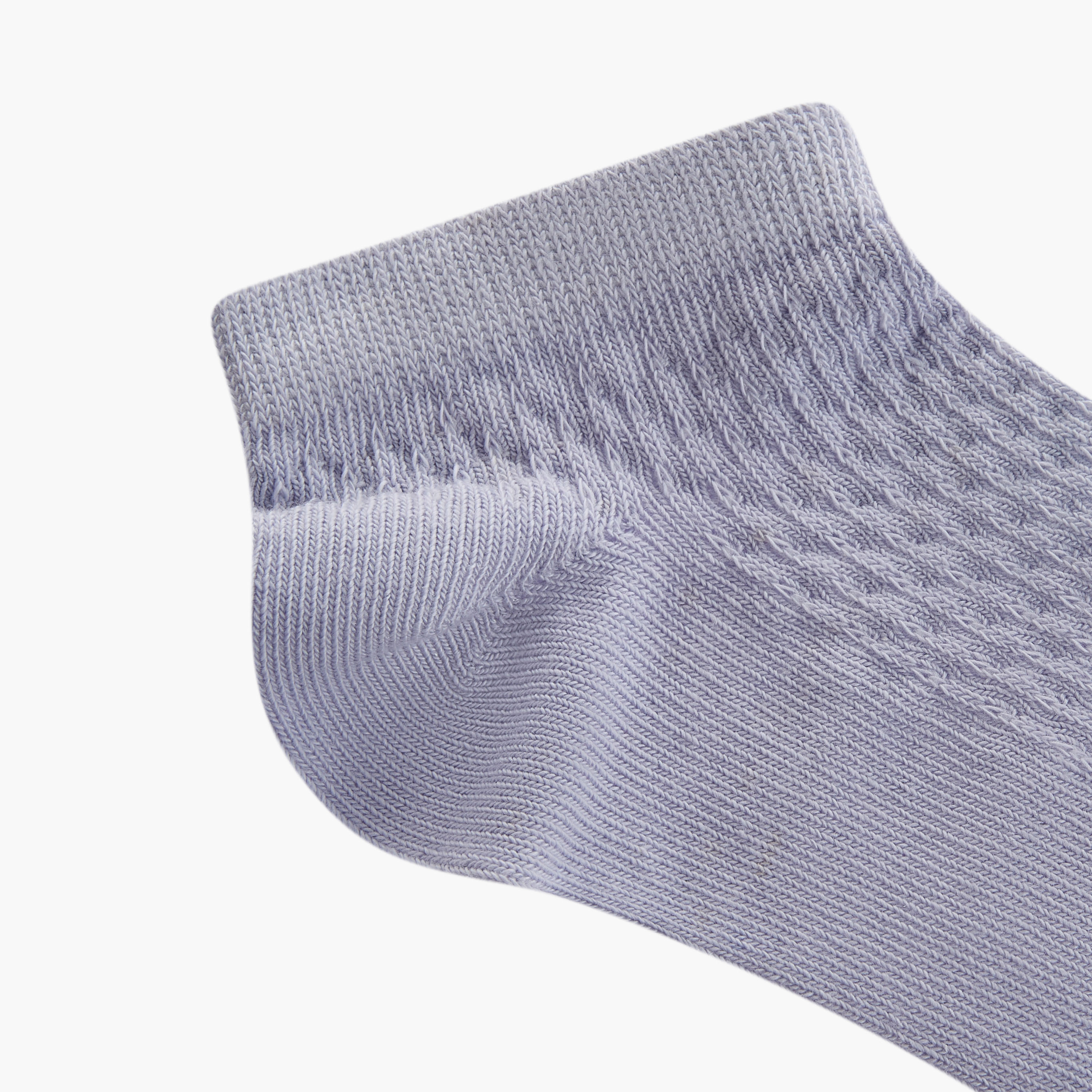 طقم جوارب 5 أزواج بارزة الملمس بطول الكاحل من ليتل ميسي-girls-accessories-socks-image-5