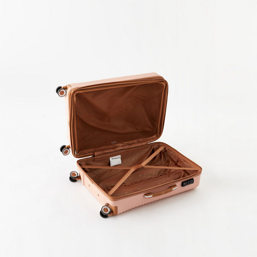 IT Textured Hardcase Luggage Trolley Bag with Retractable Handle-Luggage-image-5