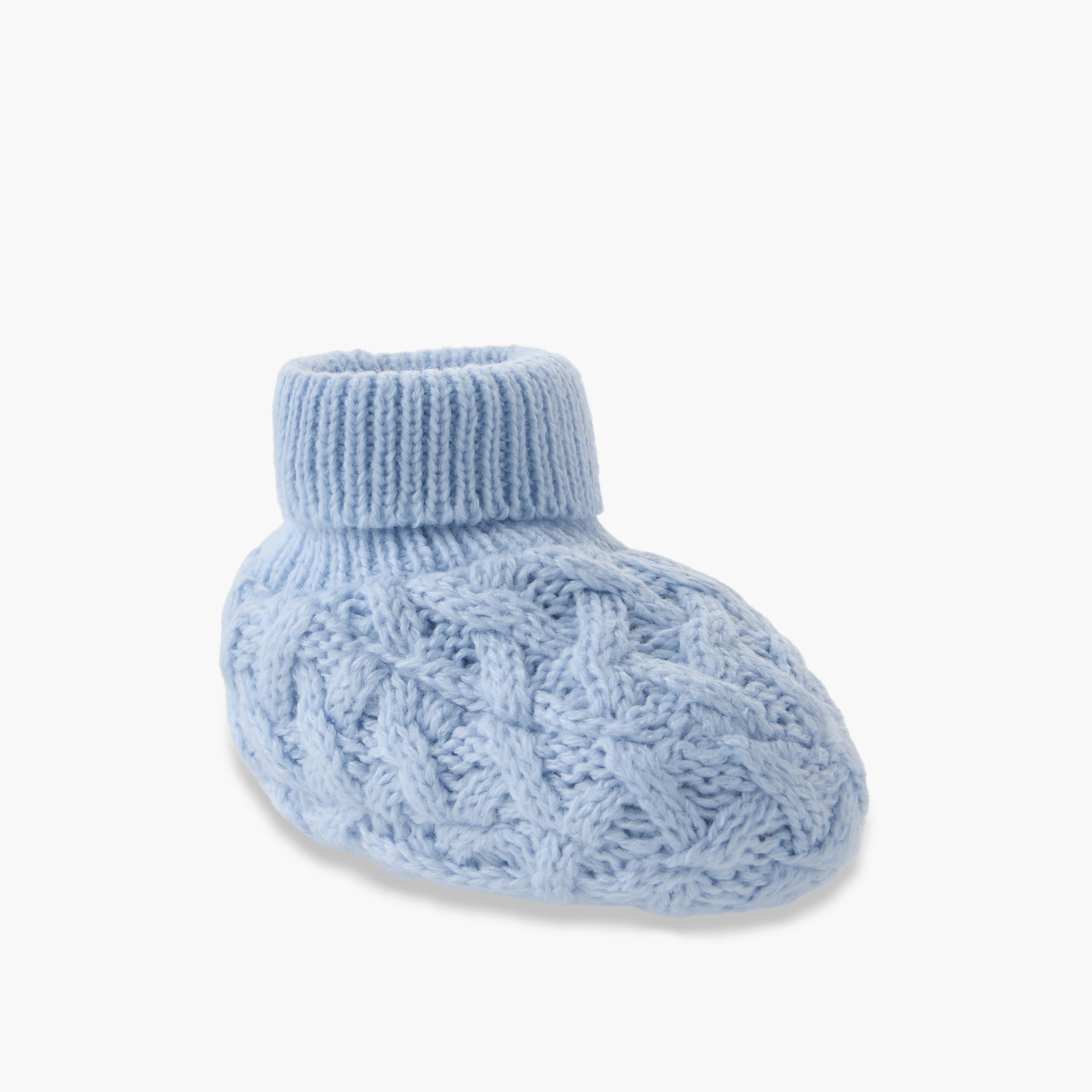 بوت محبوك مع كاب من جونيورز-baby-boys-accessories-caps-image-3