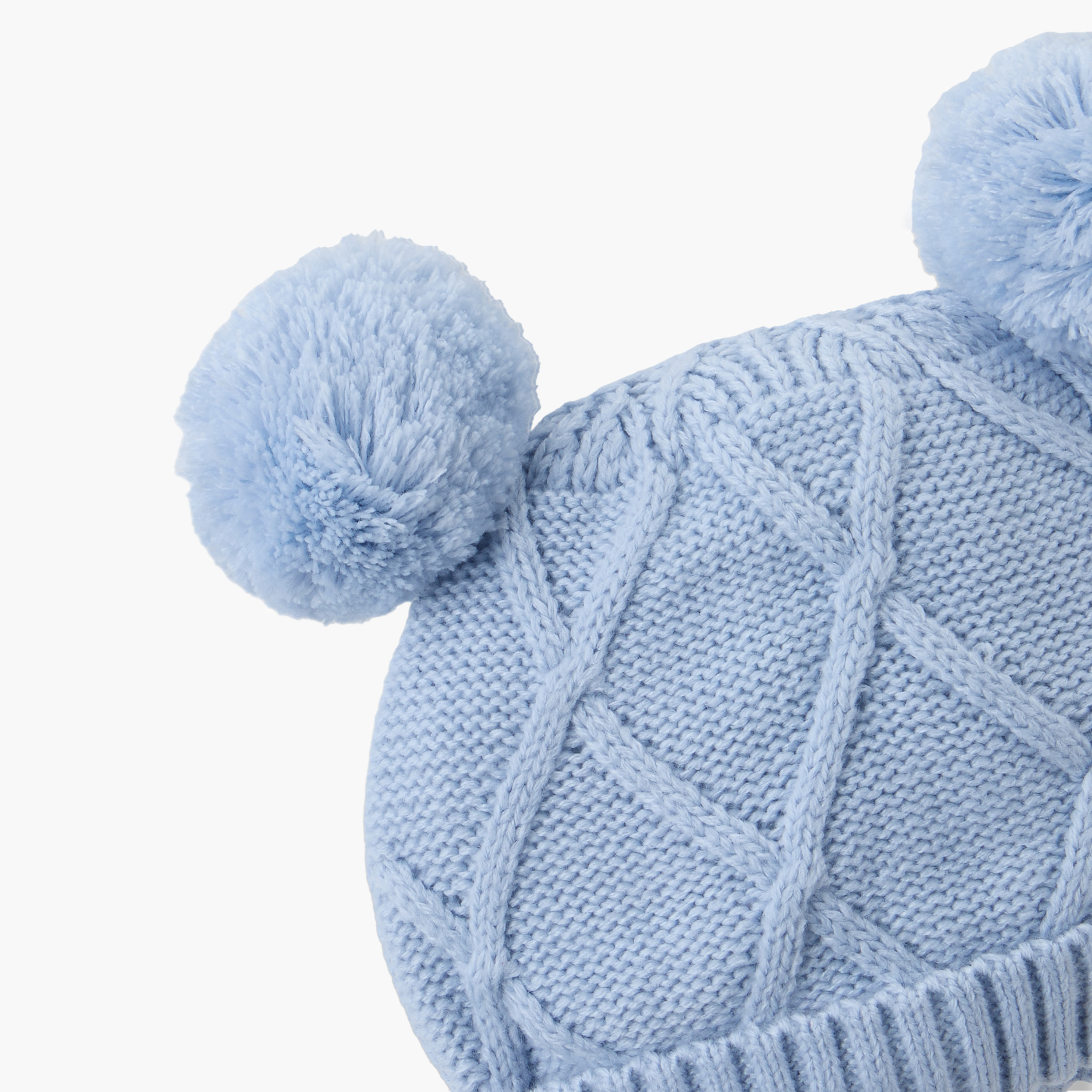 بوت محبوك مع كاب من جونيورز-baby-boys-accessories-caps-image-9