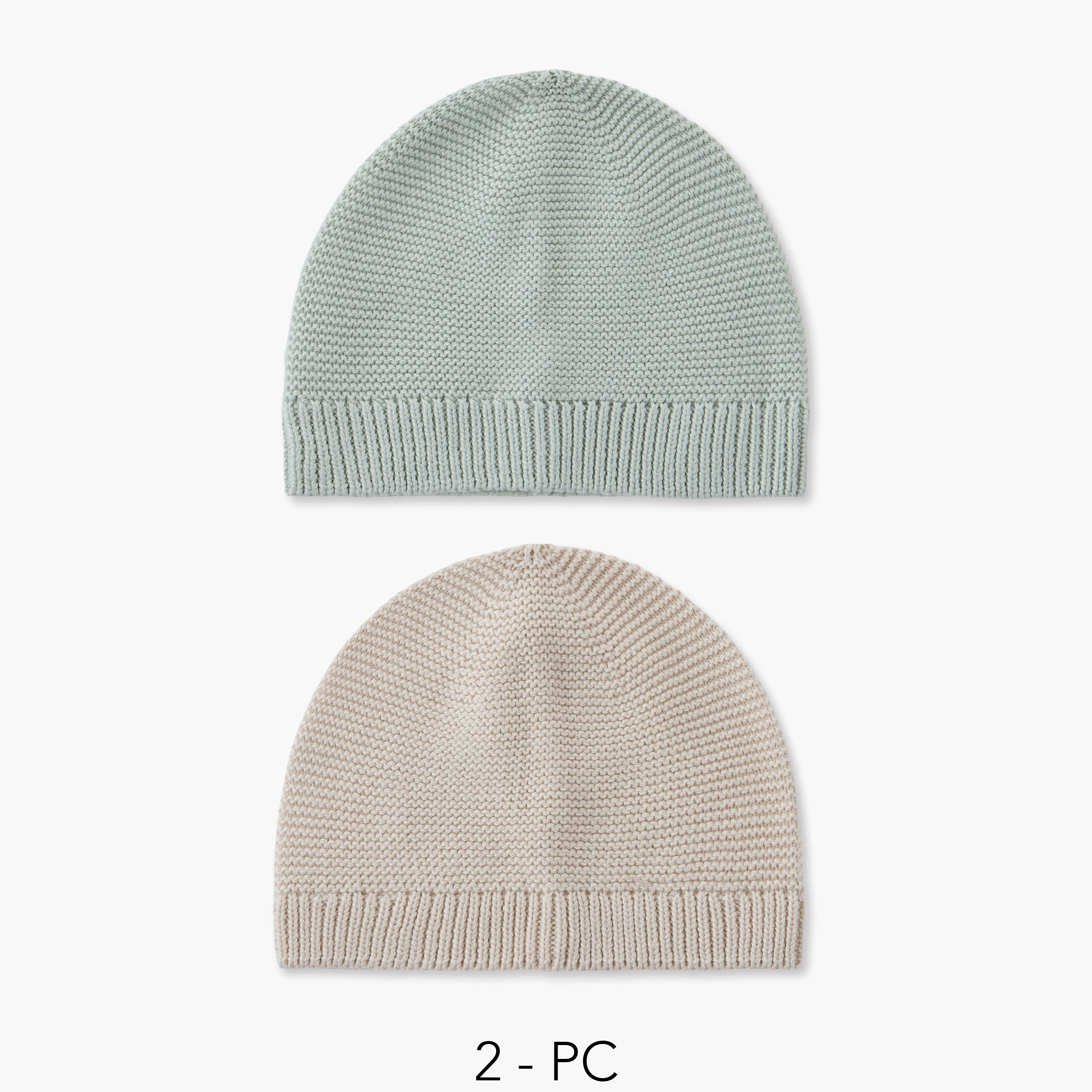 Pack of 2 Juniors Knitted Caps-baby-girls-accessories-caps-image-1