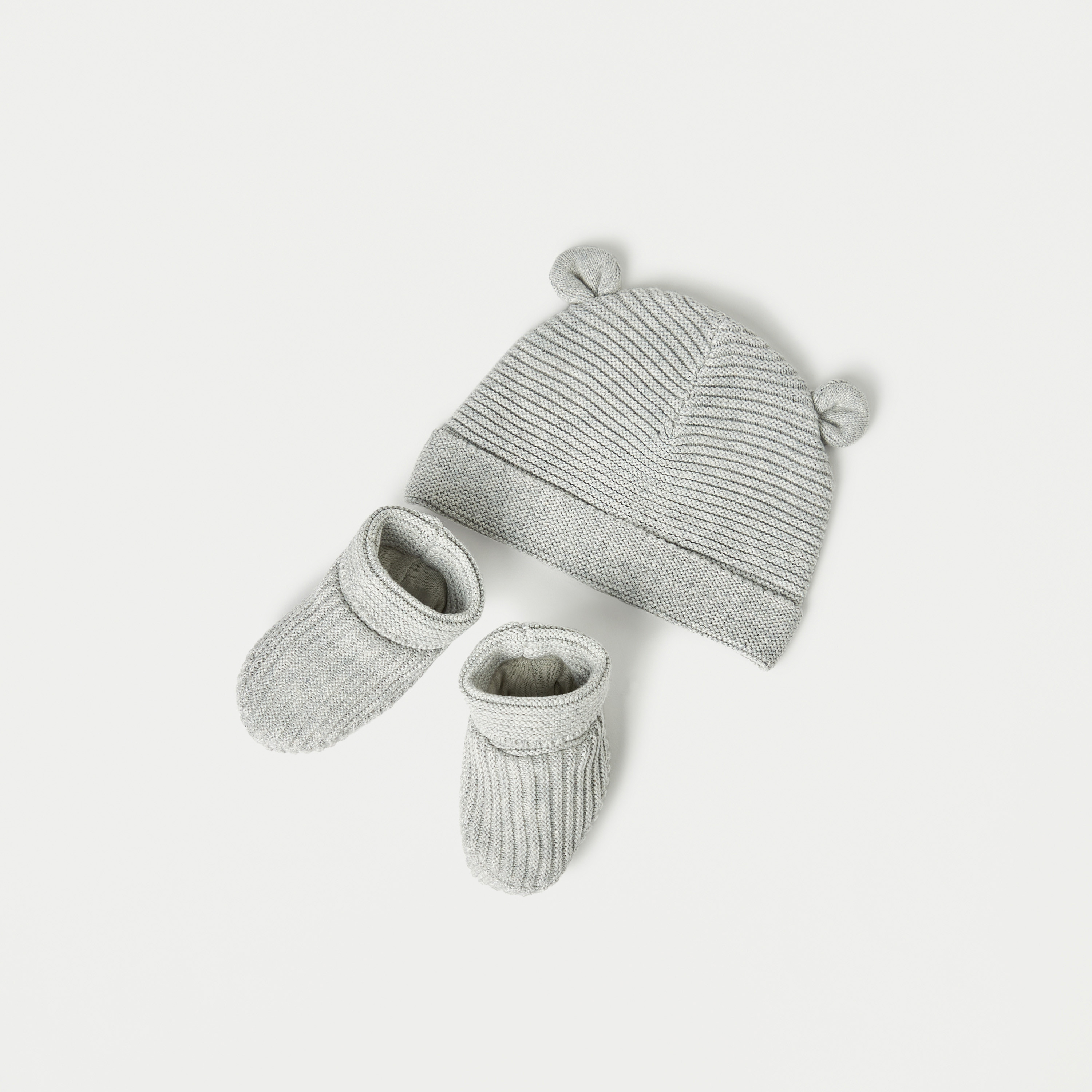 كاب بيني بارز الملمس مع بوت من جونيورز-baby-boys-accessories-caps-image-4