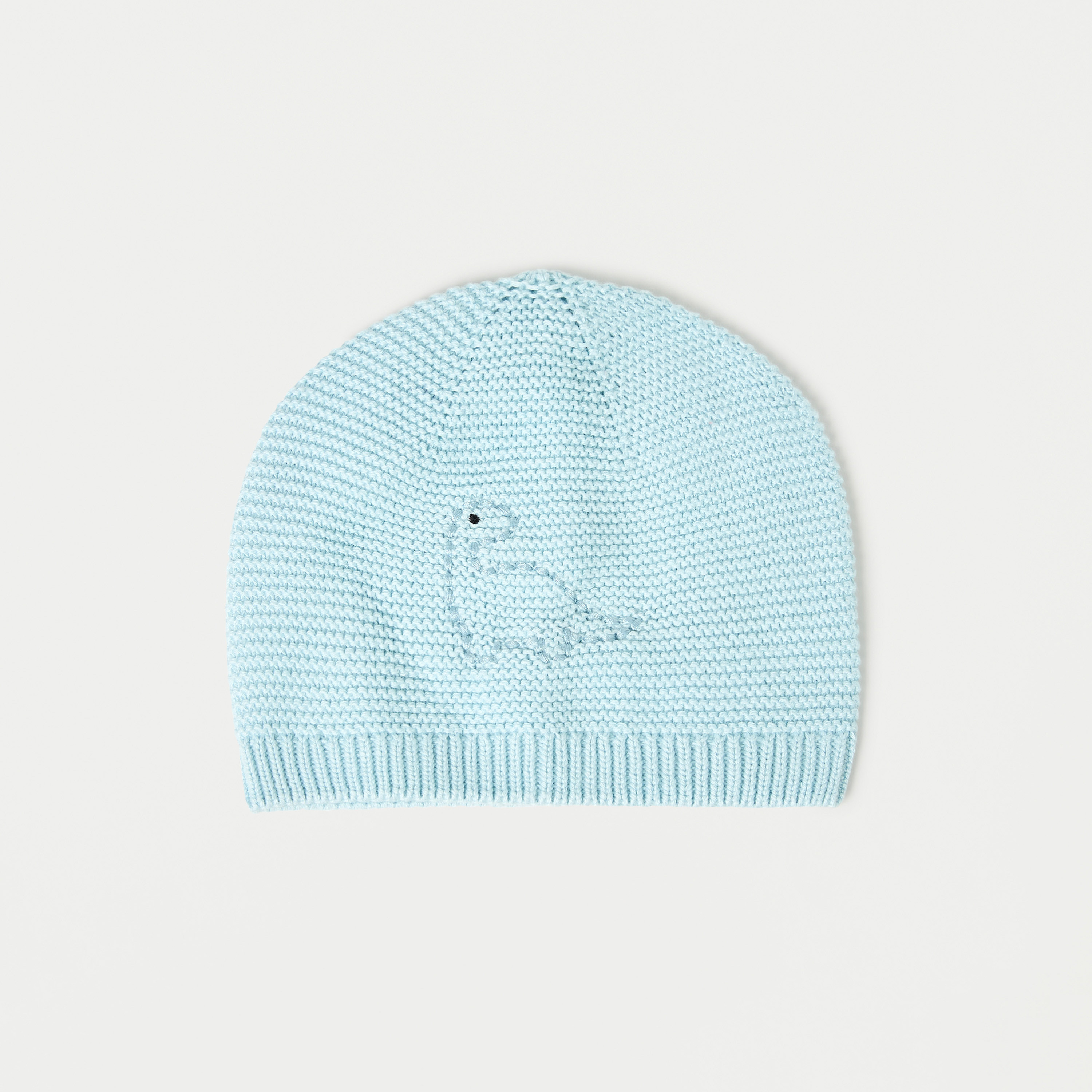 Juniors Dinosaur Embroidered Beanie Cap-baby-boys-accessories-caps-image-1