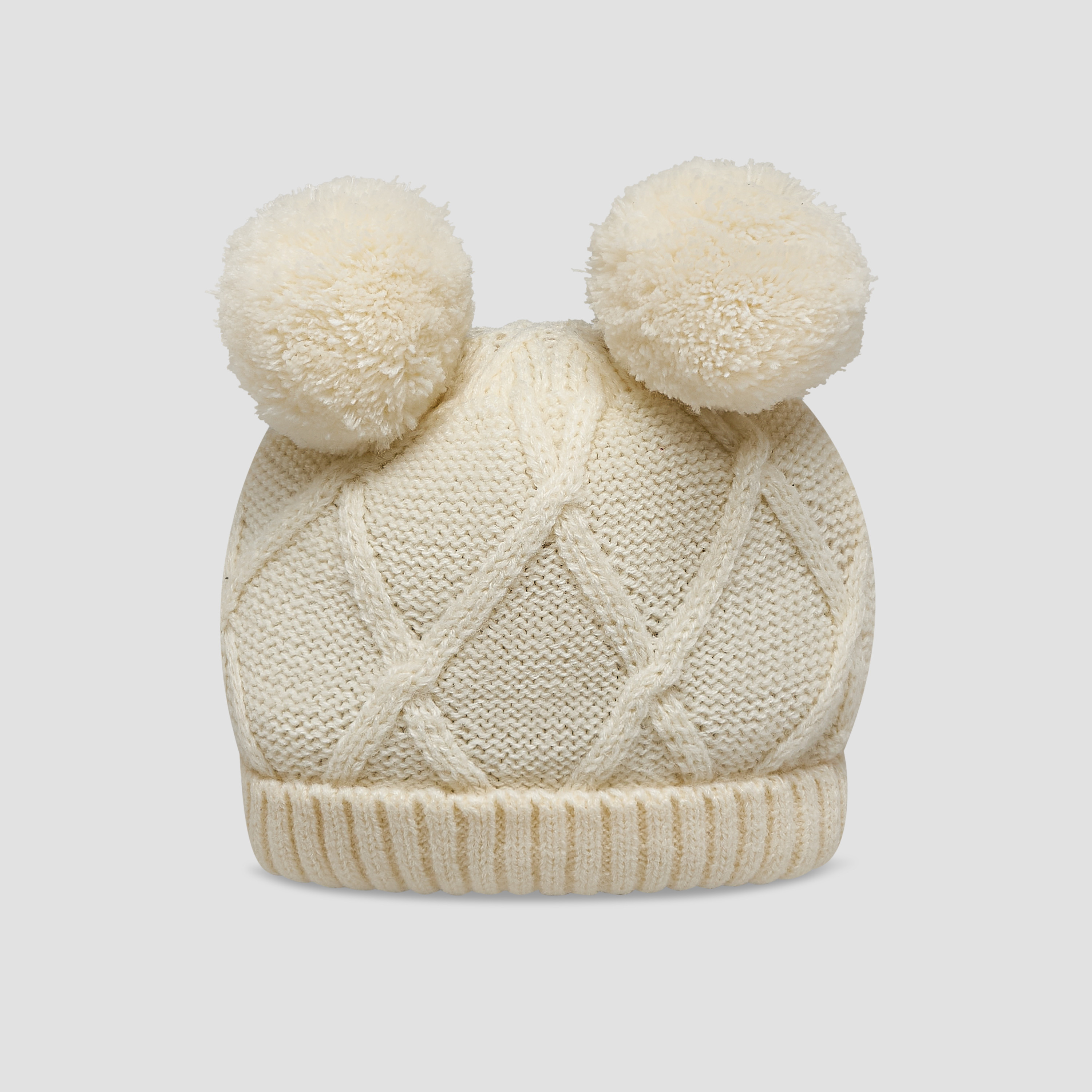 Juniors Fur Ball Detail Cap with Booties-baby-girls-accessories-caps-image-12