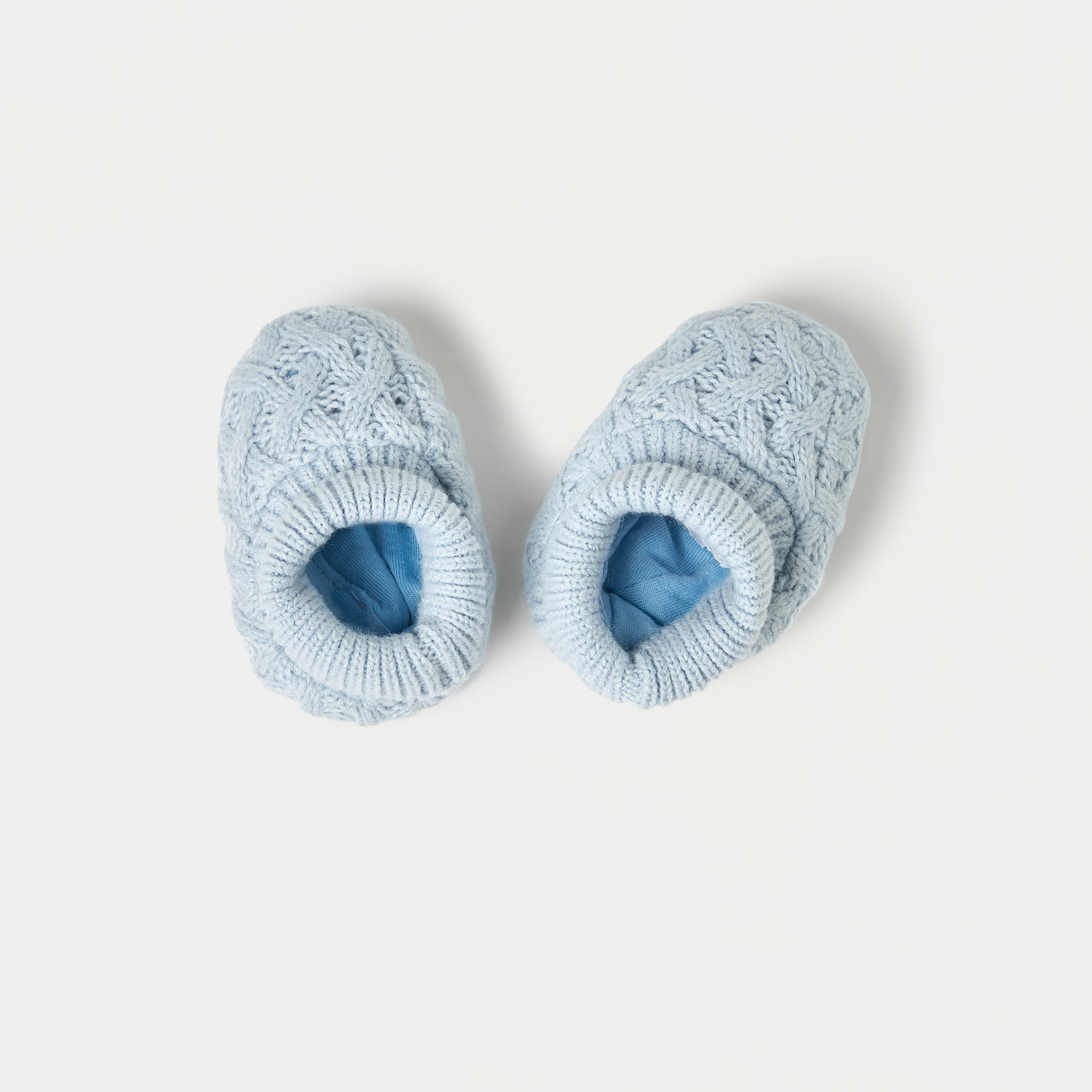 Juniors Fur Ball Detail Cap with Booties-baby-boys-accessories-caps-image-3