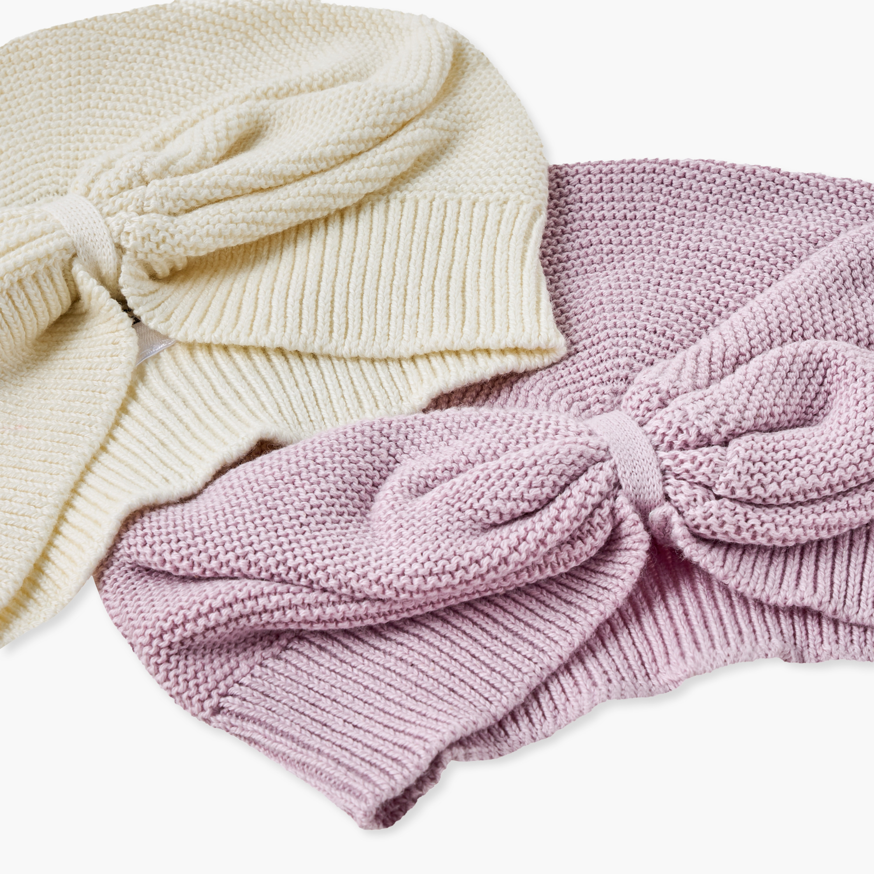طقم من 2 - كاب بتصميم فيونكة من جونيورز-baby-girls-accessories-caps-image-6