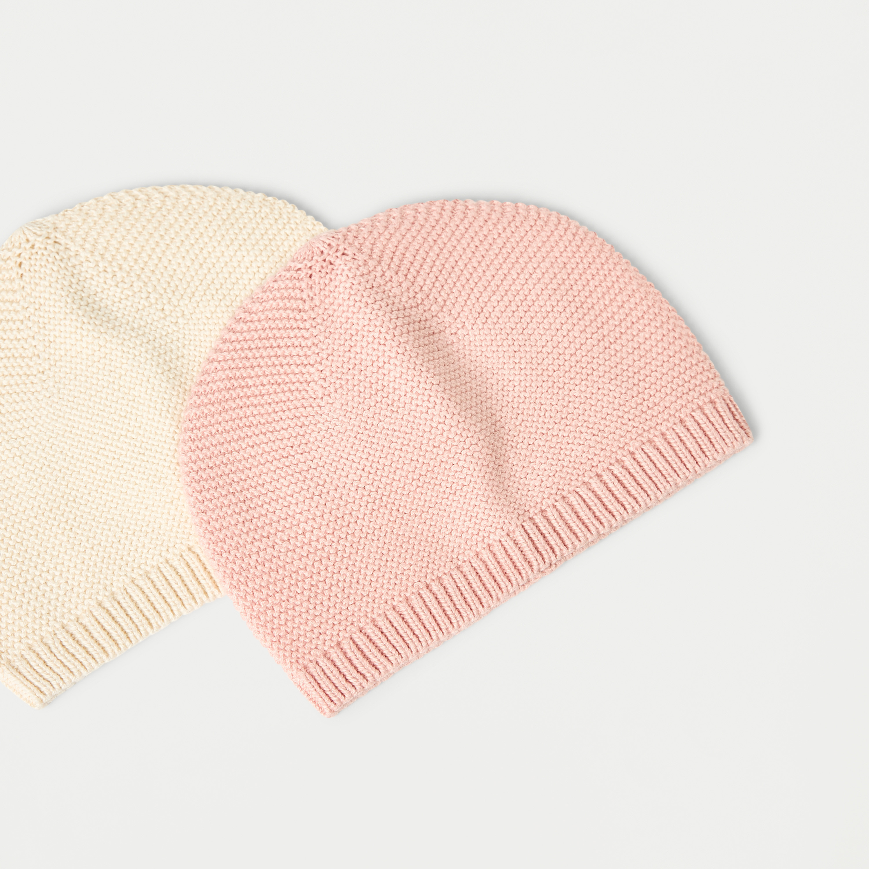 Juniors Textured Beanie Cap - Set of 2-baby-girls-accessories-caps-image-4