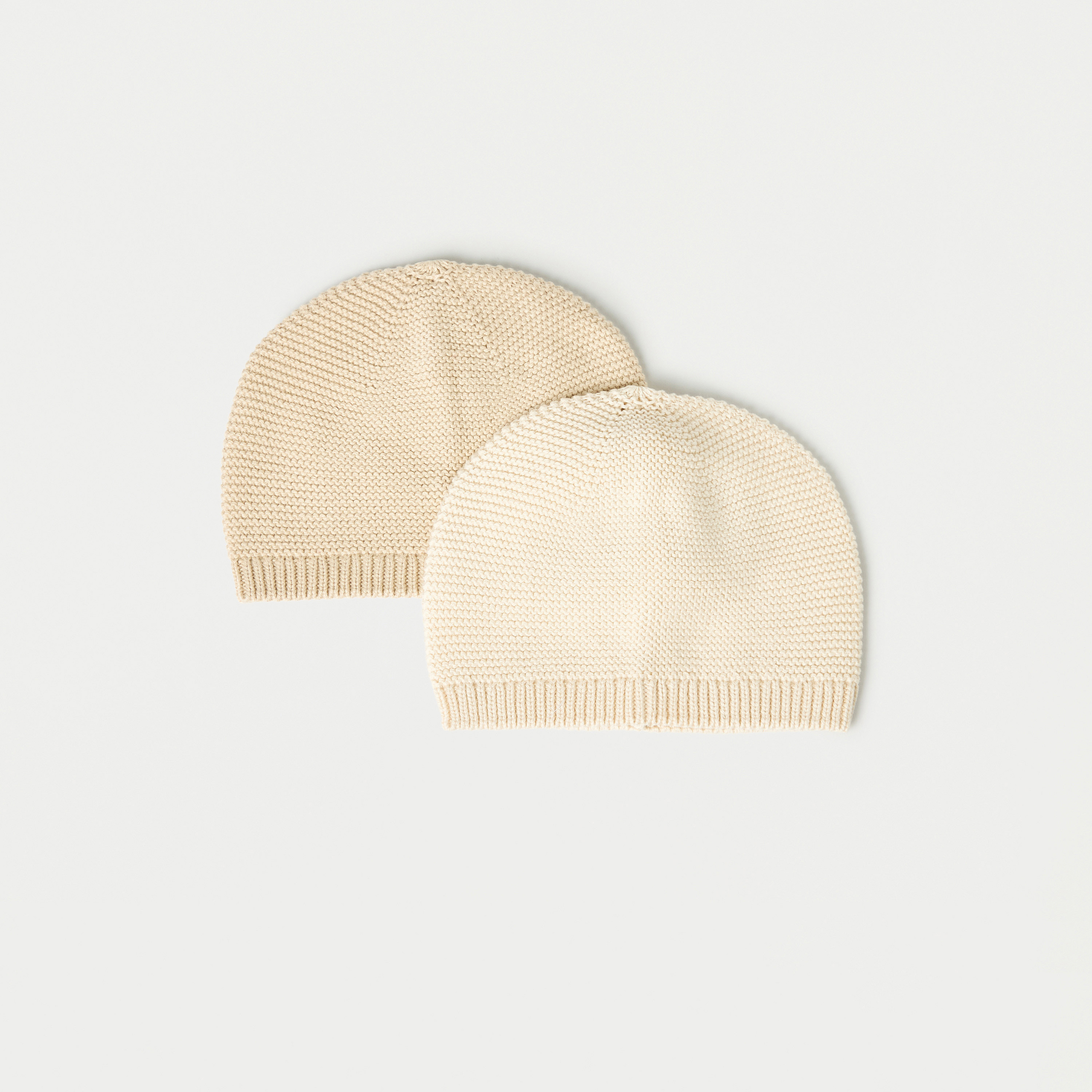 Juniors Textured Beanie Cap Cap - Set of 2-baby-boys-accessories-caps-image-1