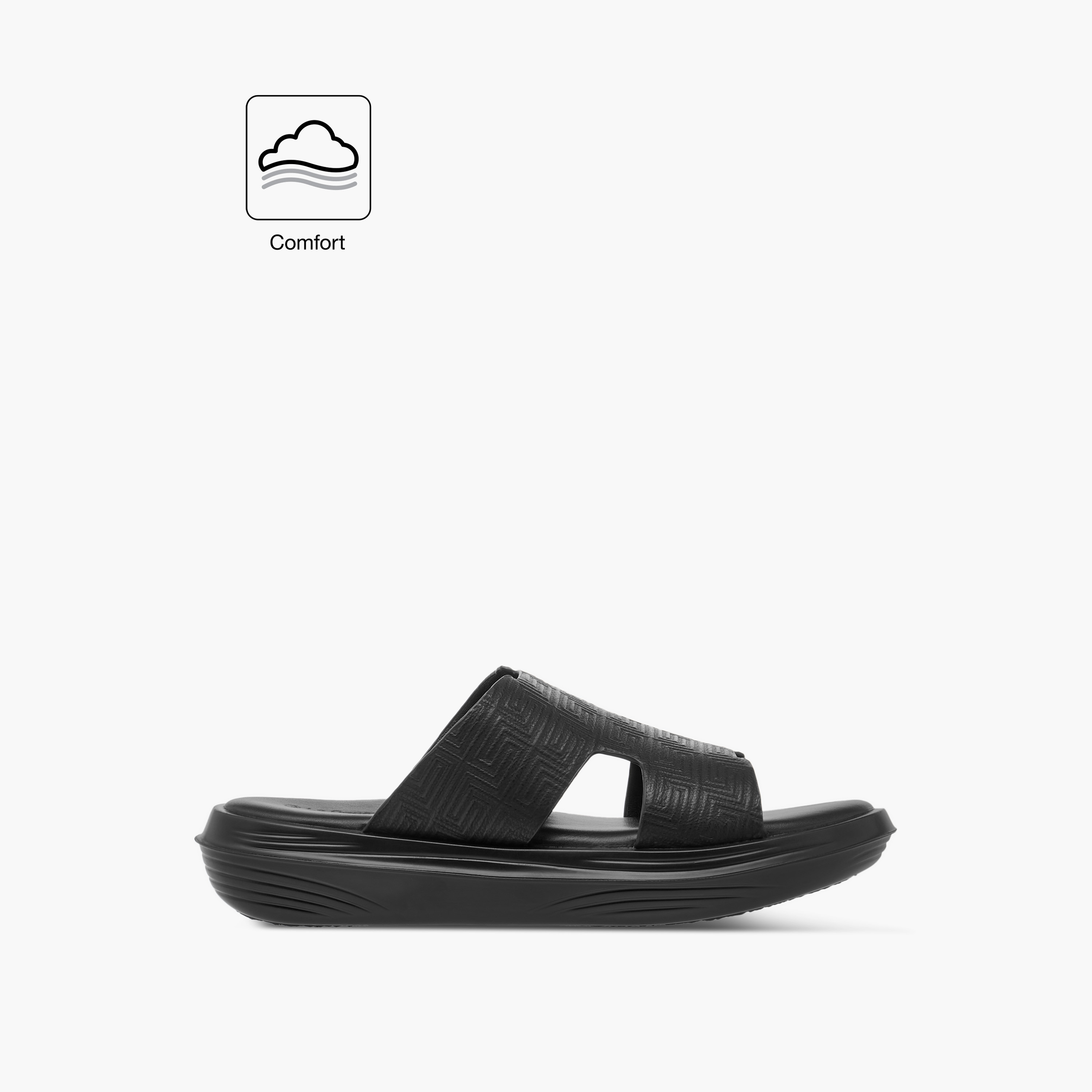 Le Confort Cutout Detail Slip-On Arabic Comfort Sandals-men-shoes-sandals-image-2
