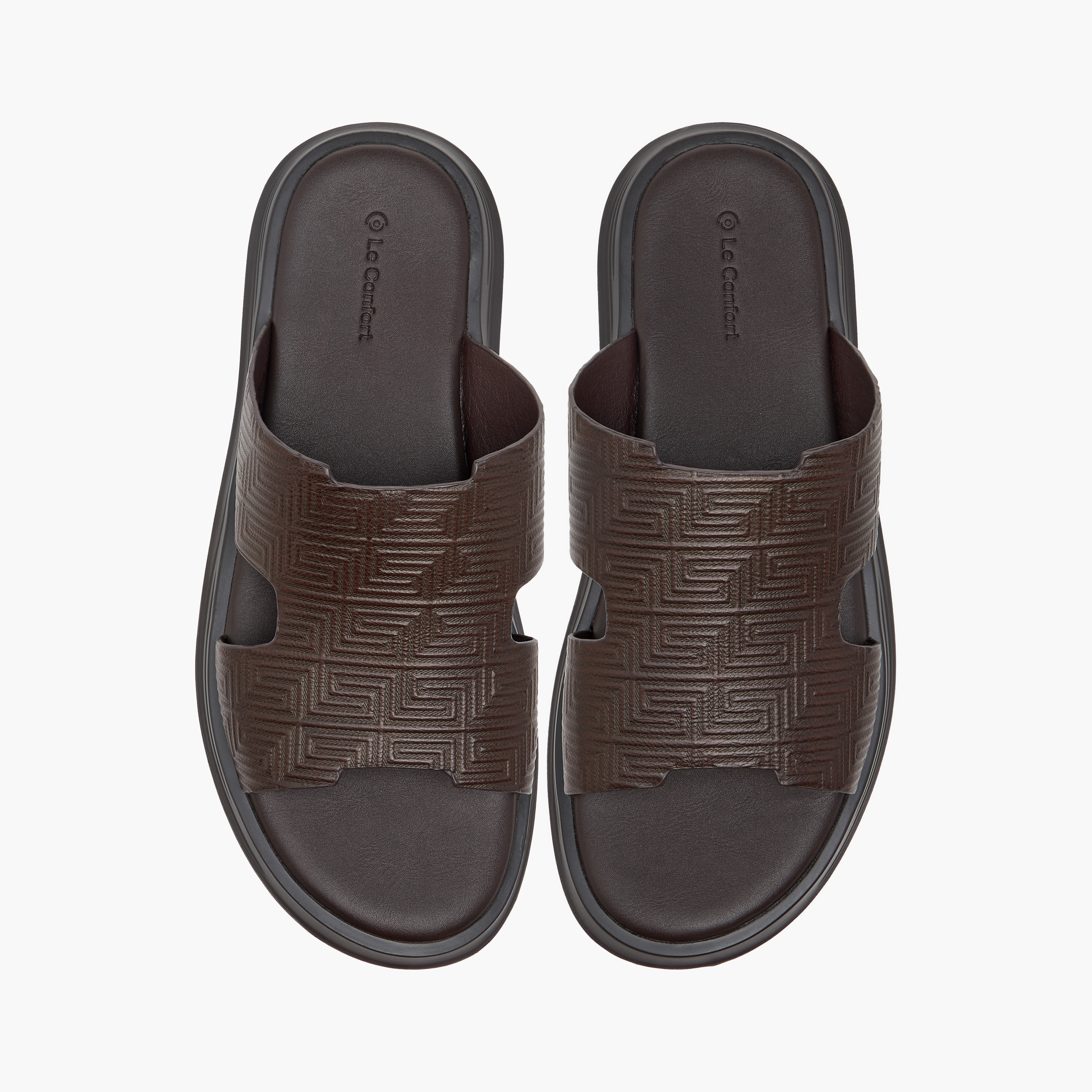 Le Confort Cutout Detail Slip-On Arabic Comfort Sandals-men-shoes-sandals-image-1